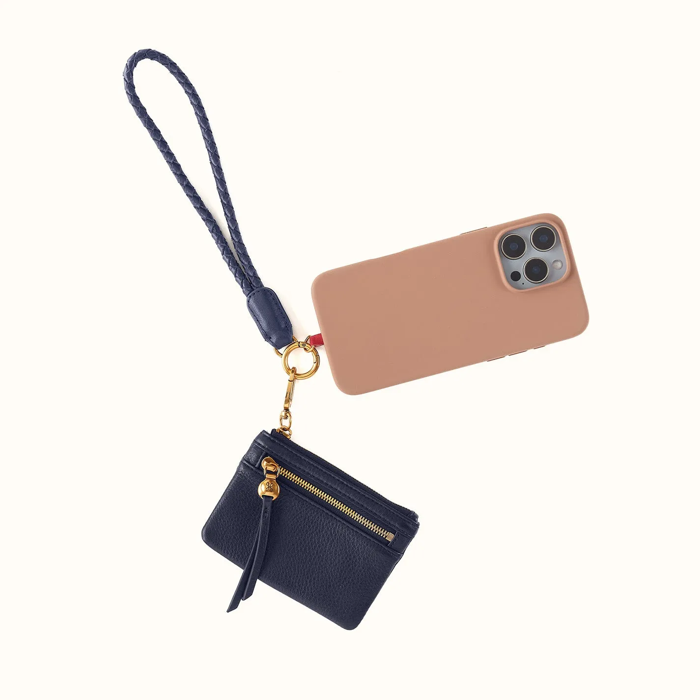 Lasso Phone Wristlet In Pebbled Leather - Ink Navy sold by HOBO product image thumbnail 4