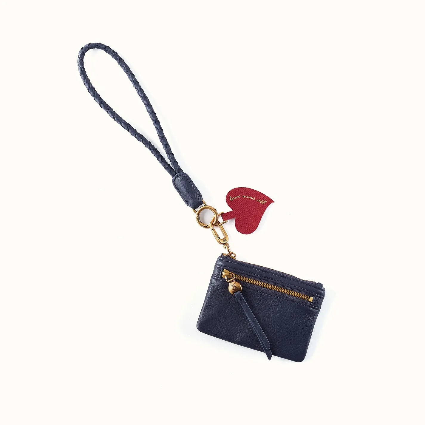 Lasso Phone Wristlet In Pebbled Leather - Ink Navy sold by HOBO