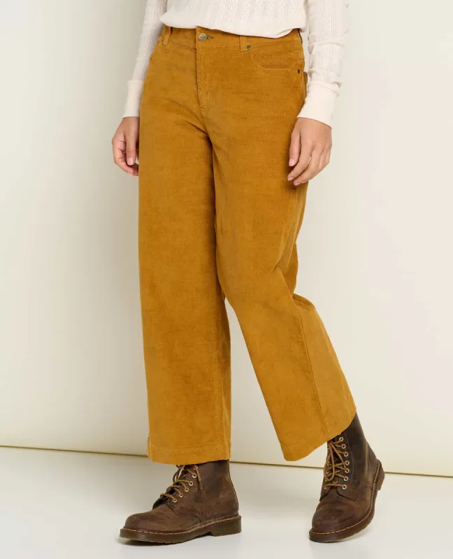 Women's Karuna Cord Wide Leg Pant sold by TOAD&CO