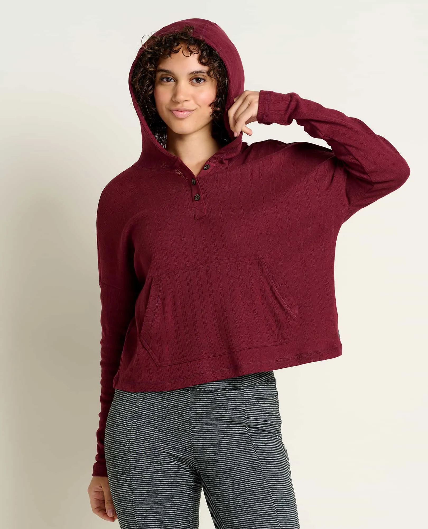 Foothill Pointelle Hoodie sold by TOAD&CO