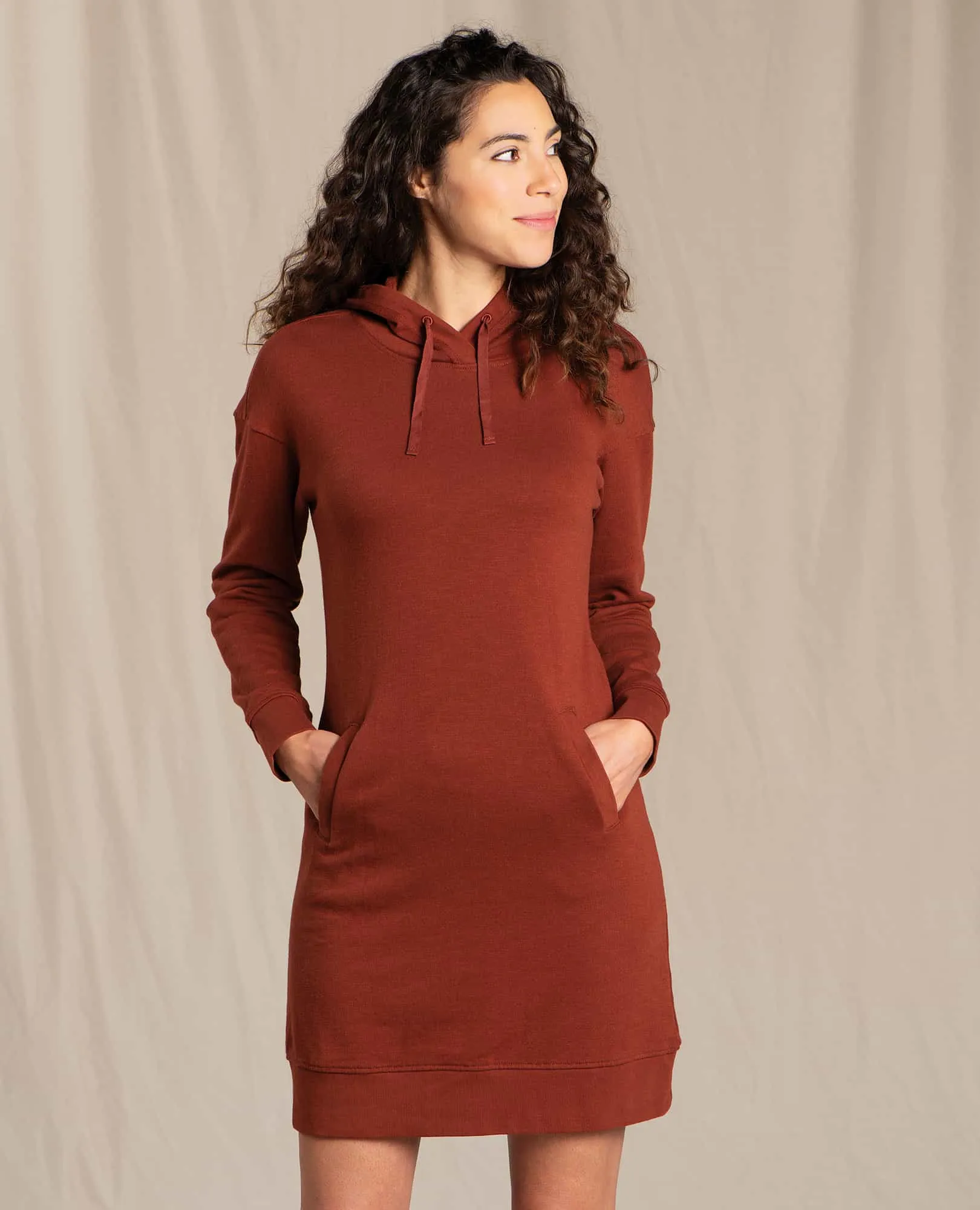 Follow Through Hooded Dress sold by TOAD&CO