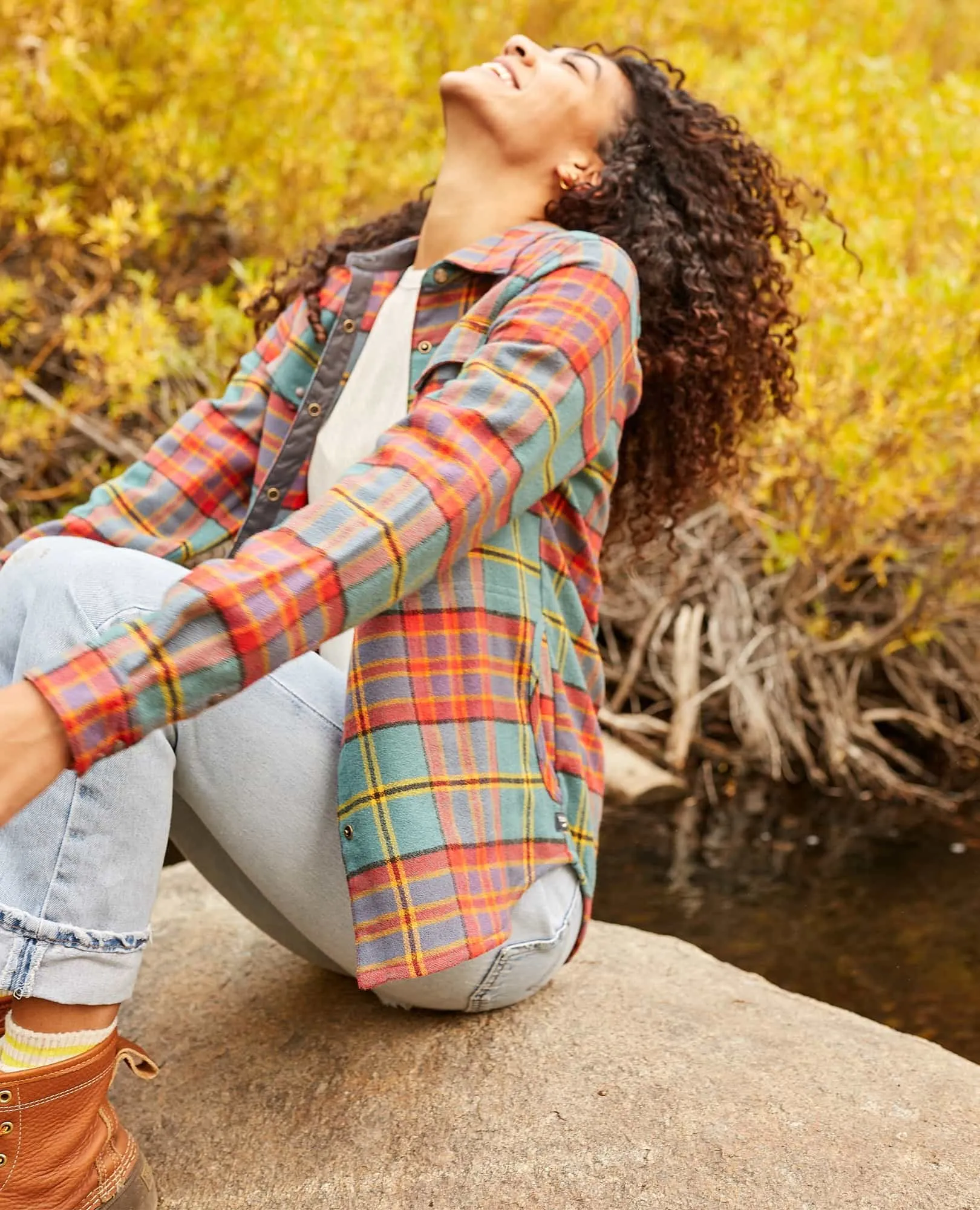 Folk Yeah Shirt Jacket sold by TOAD&CO