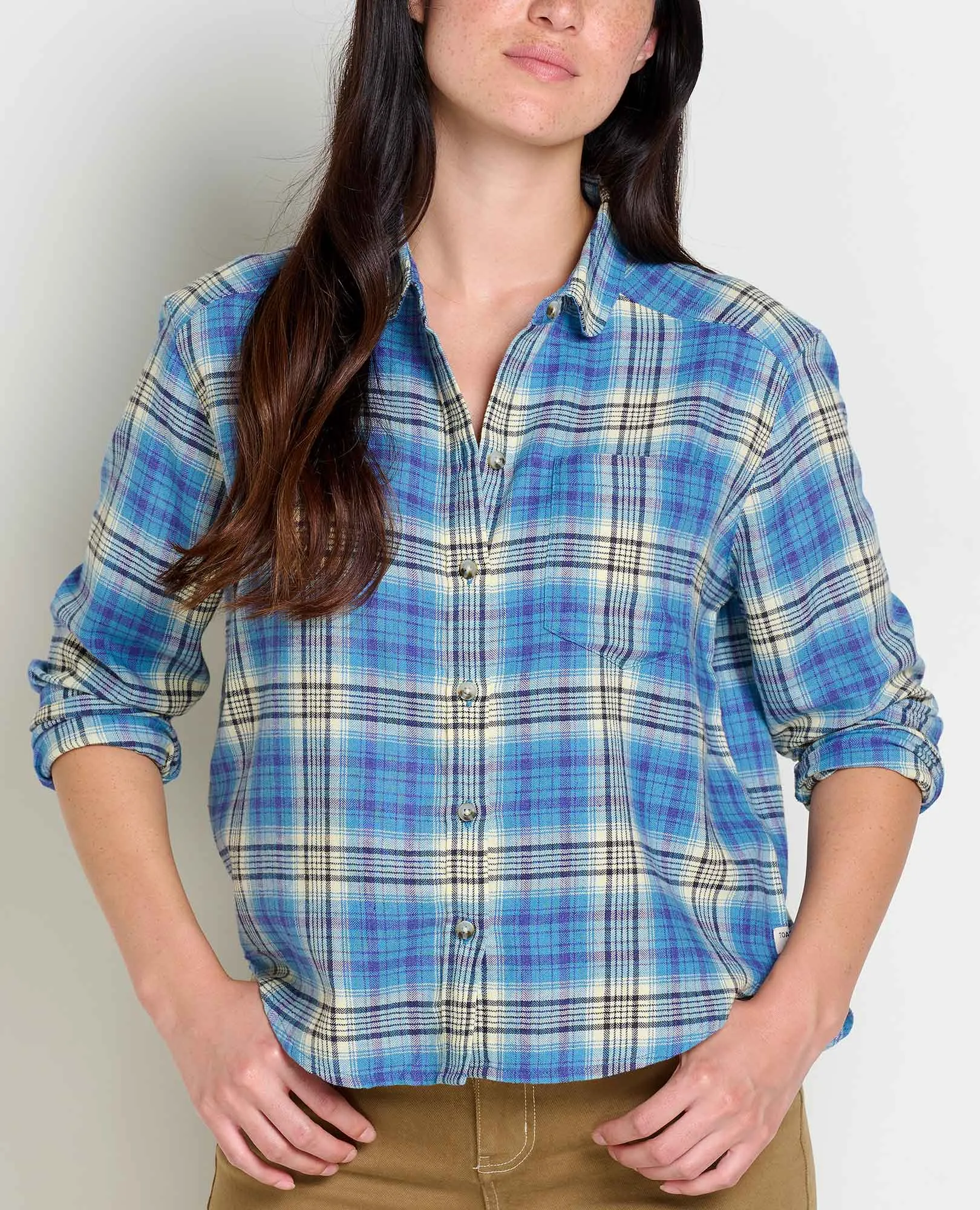 Re-Form Flannel Boxy Shirt sold by TOAD&CO product image thumbnail 3