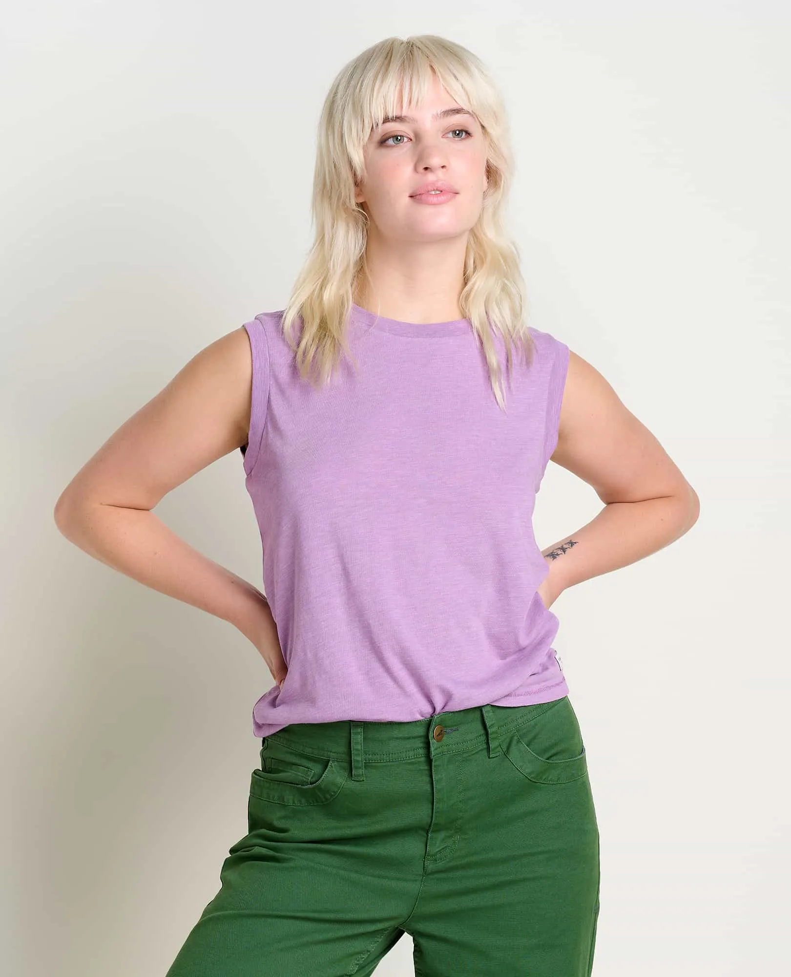 Boundless Jersey Tank sold by TOAD&CO