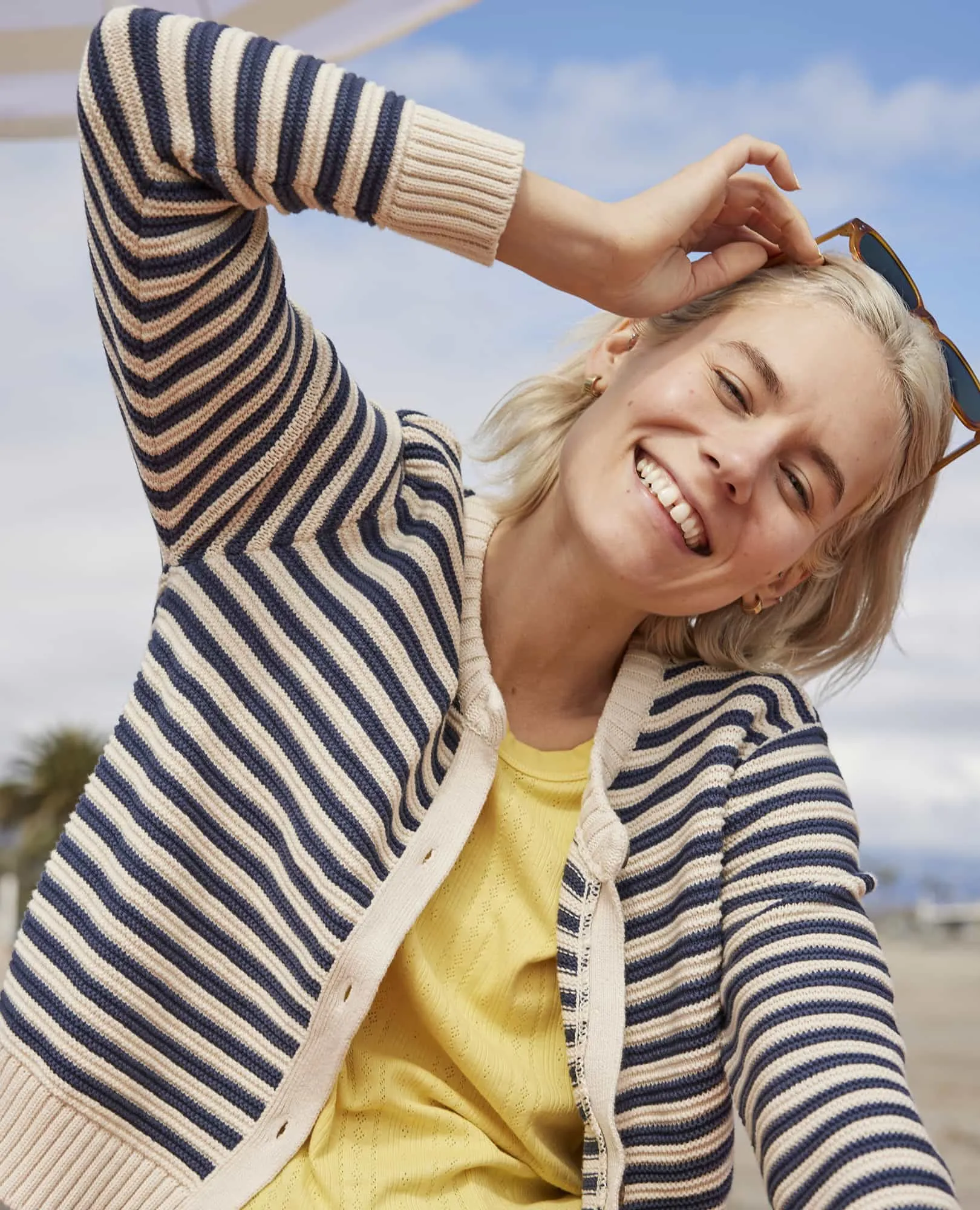 Bianca Crew Cardigan sold by TOAD&CO