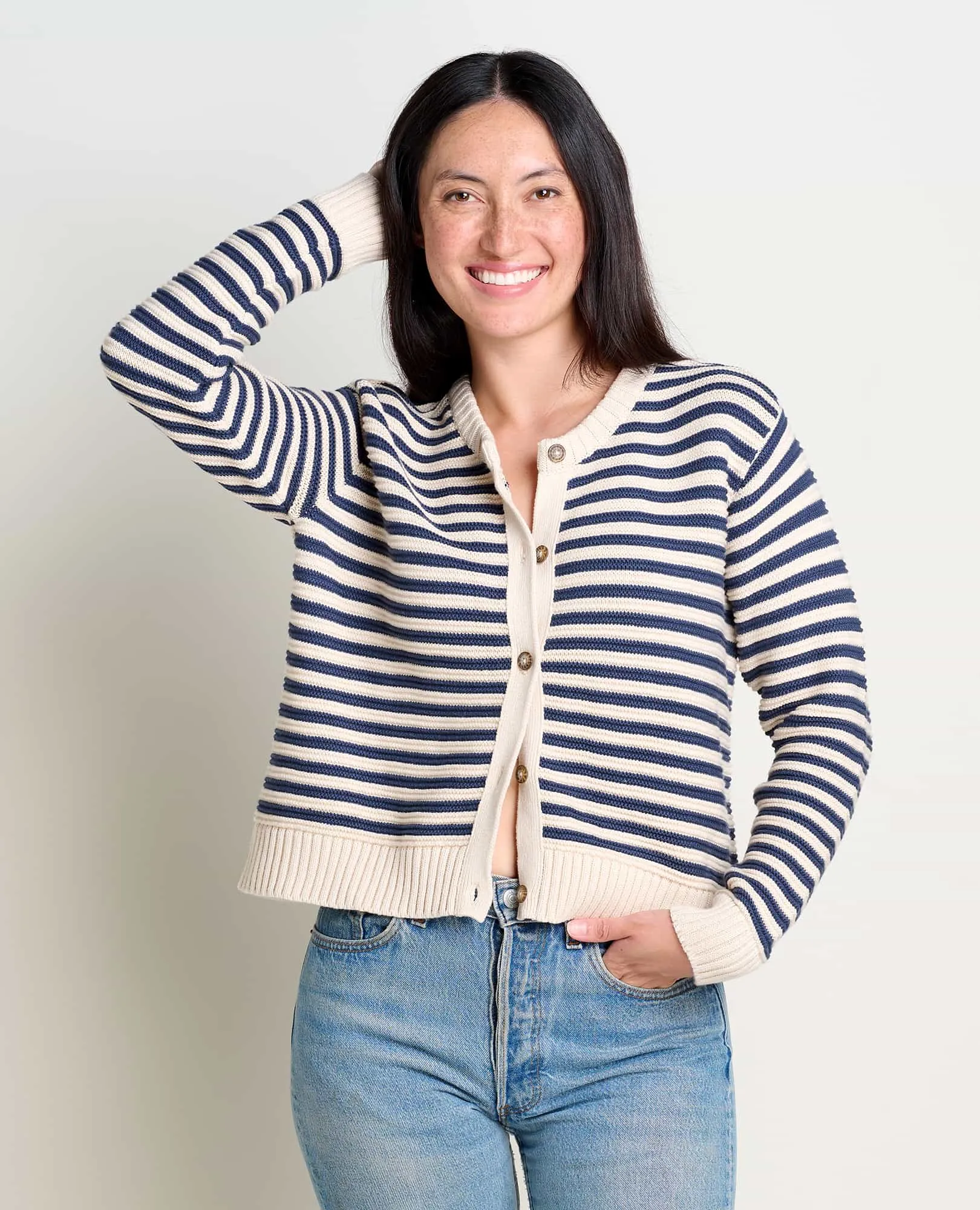 Bianca Crew Cardigan sold by TOAD&CO product image thumbnail 2