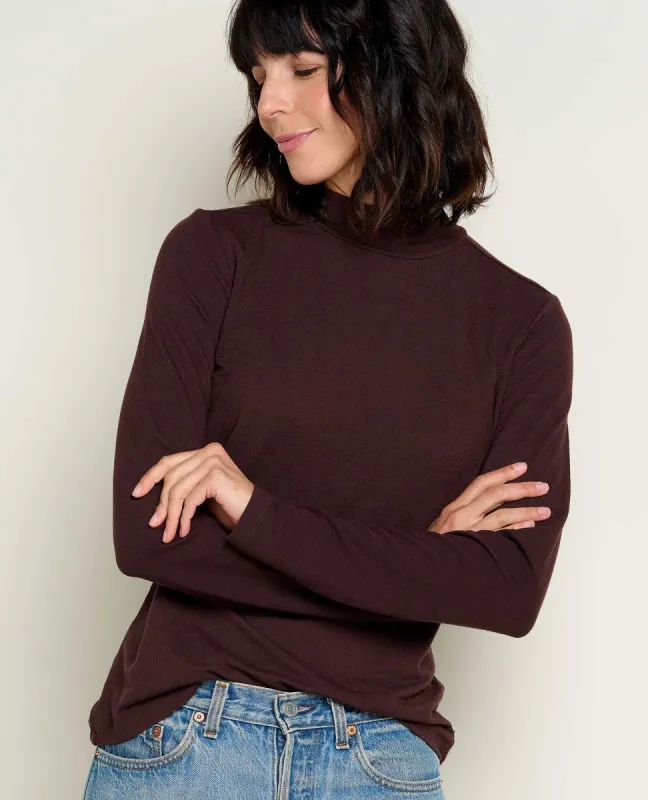 Piru Mockneck Long Sleeve Tee made by TOAD&CO