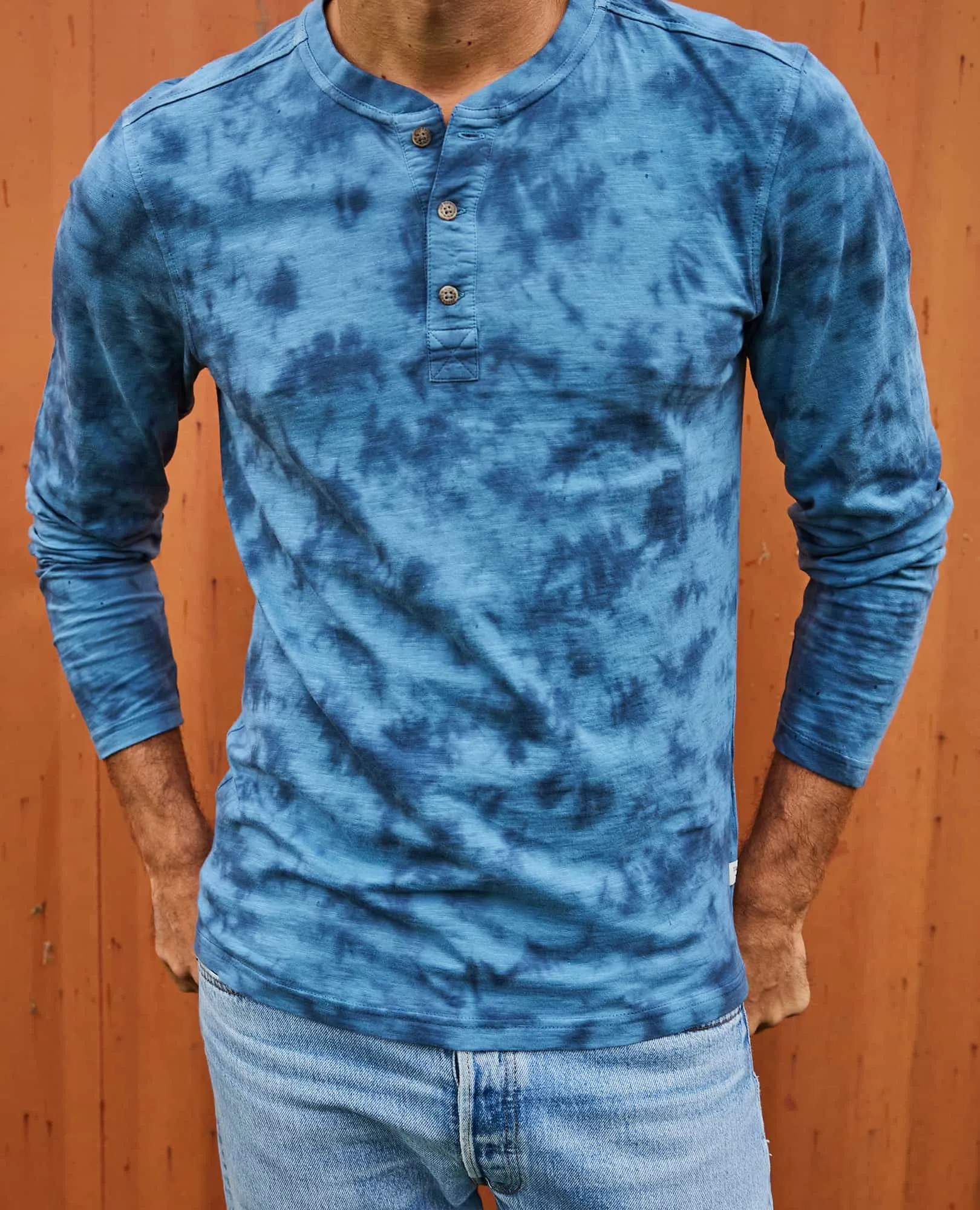 Men's Primo Long Sleeve Henley sold by TOAD&CO product image thumbnail 4
