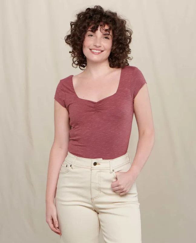 Gemma Short Sleeve Bodysuit sold by TOAD&CO