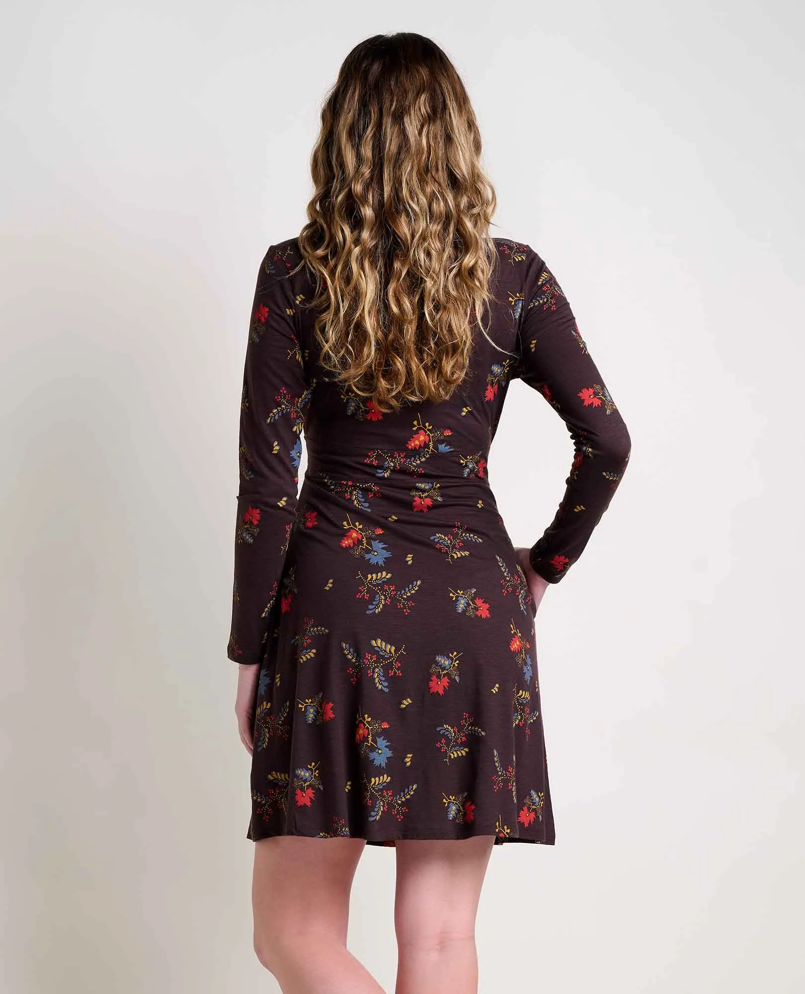 Cue Wrap Long Sleeve Dress sold by TOAD&CO product image thumbnail 2