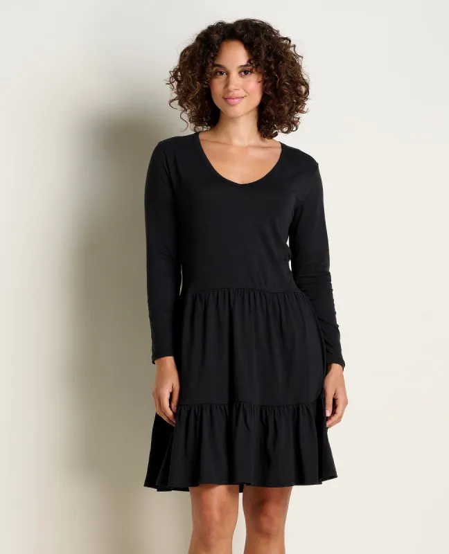 Marley Tiered Long Sleeve Dress sold by TOAD&CO