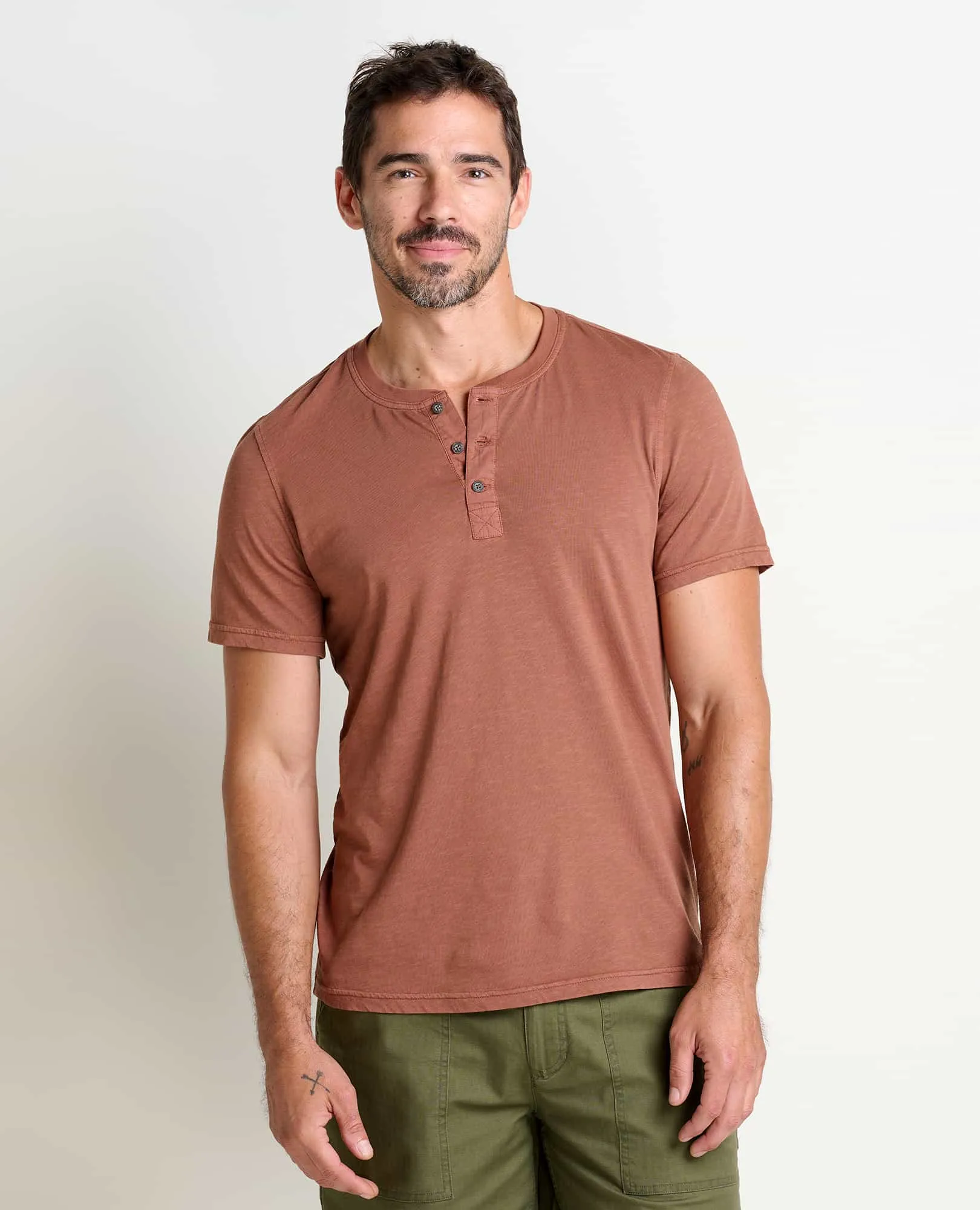 Men's Primo Short Sleeve Henley sold by TOAD&CO