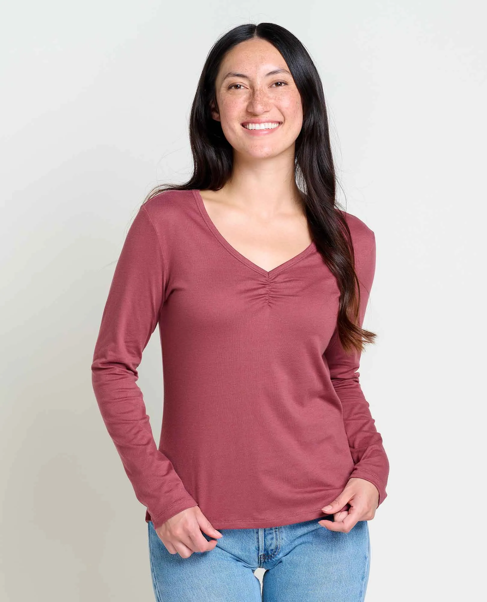 Rose Long Sleeve Tee sold by TOAD&CO