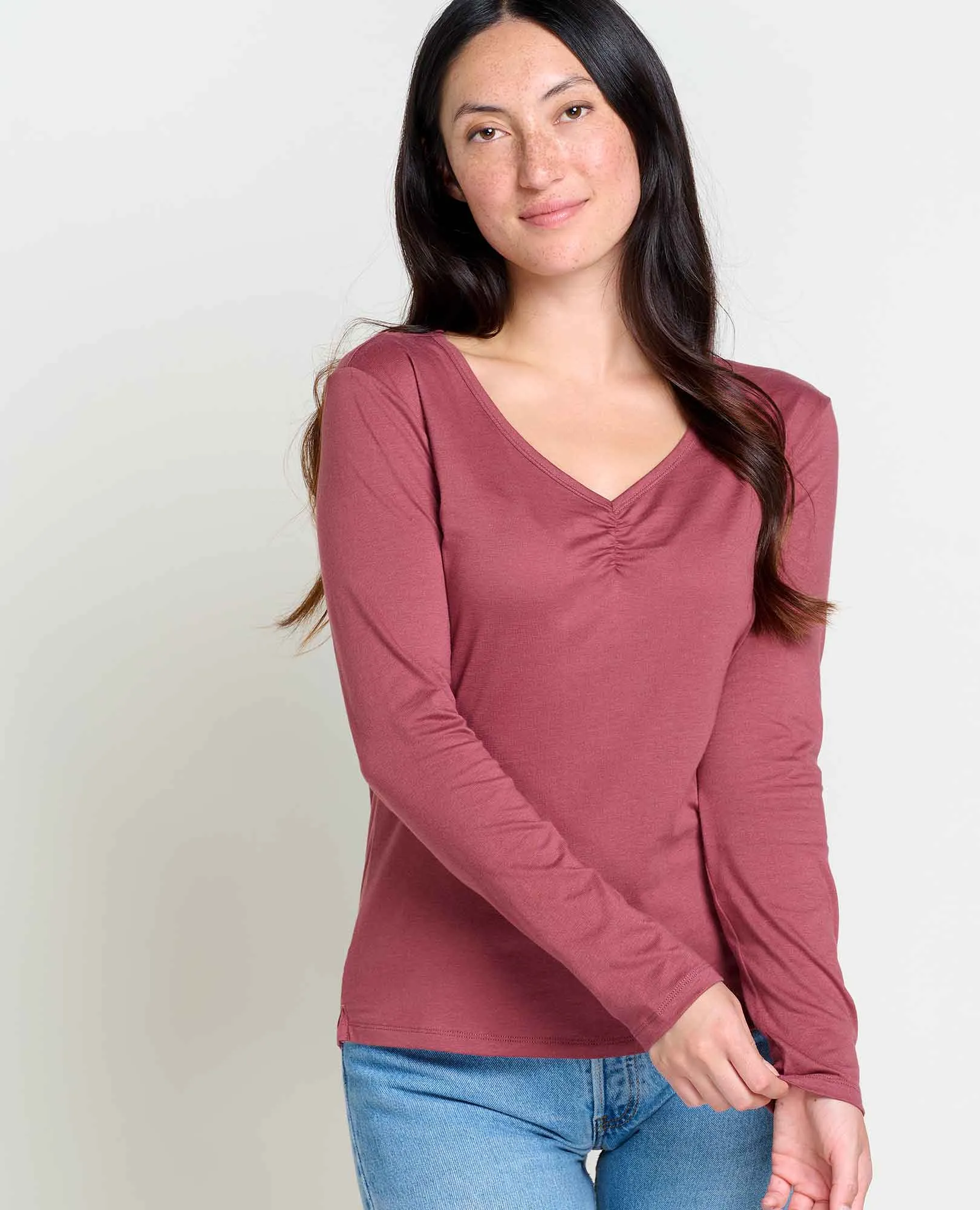 Rose Long Sleeve Tee sold by TOAD&CO product image thumbnail 4