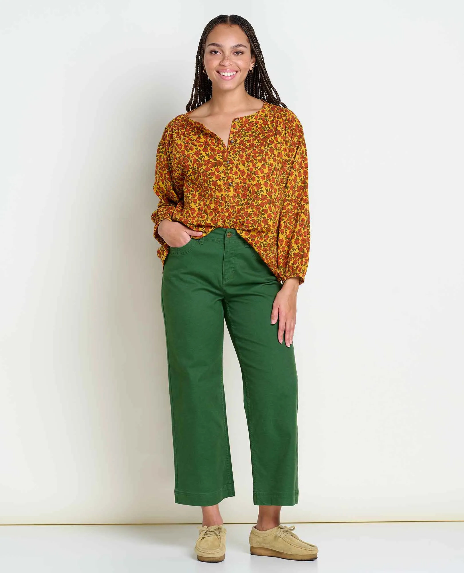 Manzana Long Sleeve Peasant Top sold by TOAD&CO product image thumbnail 3