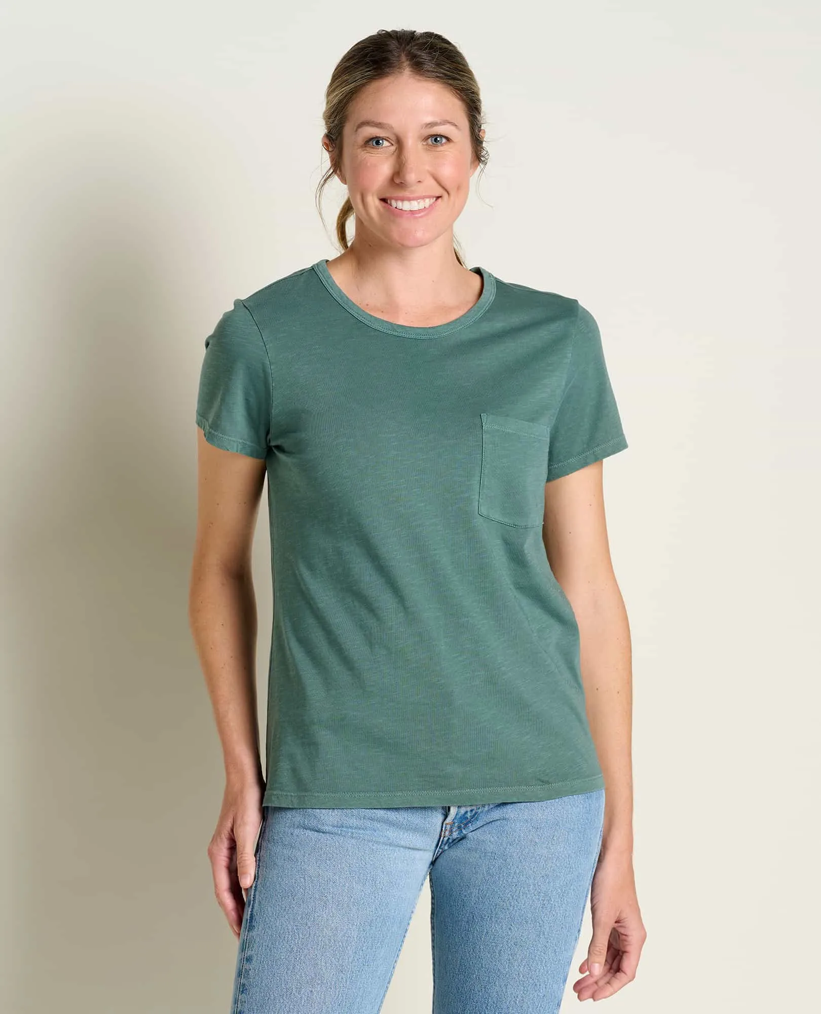 Women's Primo Short Sleeve Crew sold by TOAD&CO