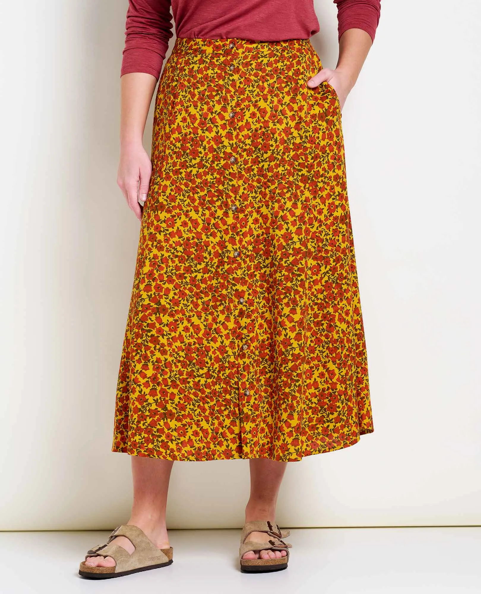 Manzana Paneled Midi Skirt sold by TOAD&CO product image thumbnail 4