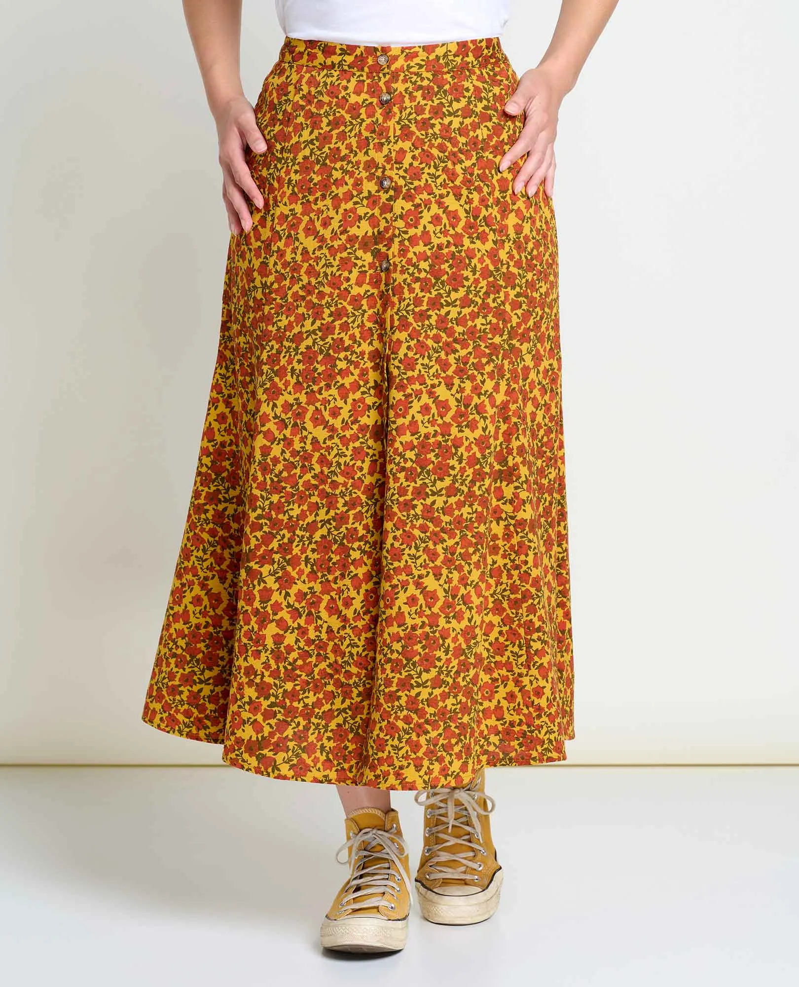 Manzana Paneled Midi Skirt sold by TOAD&CO