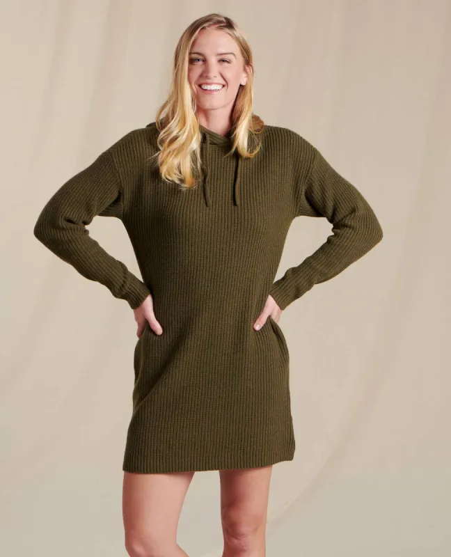 Whidbey Hooded Sweater Dress sold by TOAD&CO