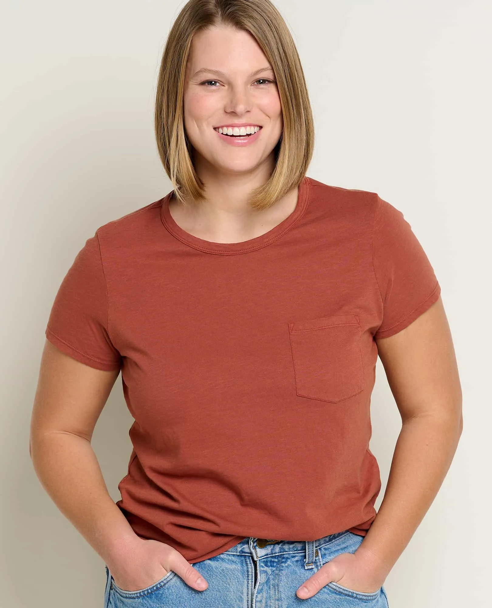 Women's Primo Short Sleeve Crew sold by TOAD&CO