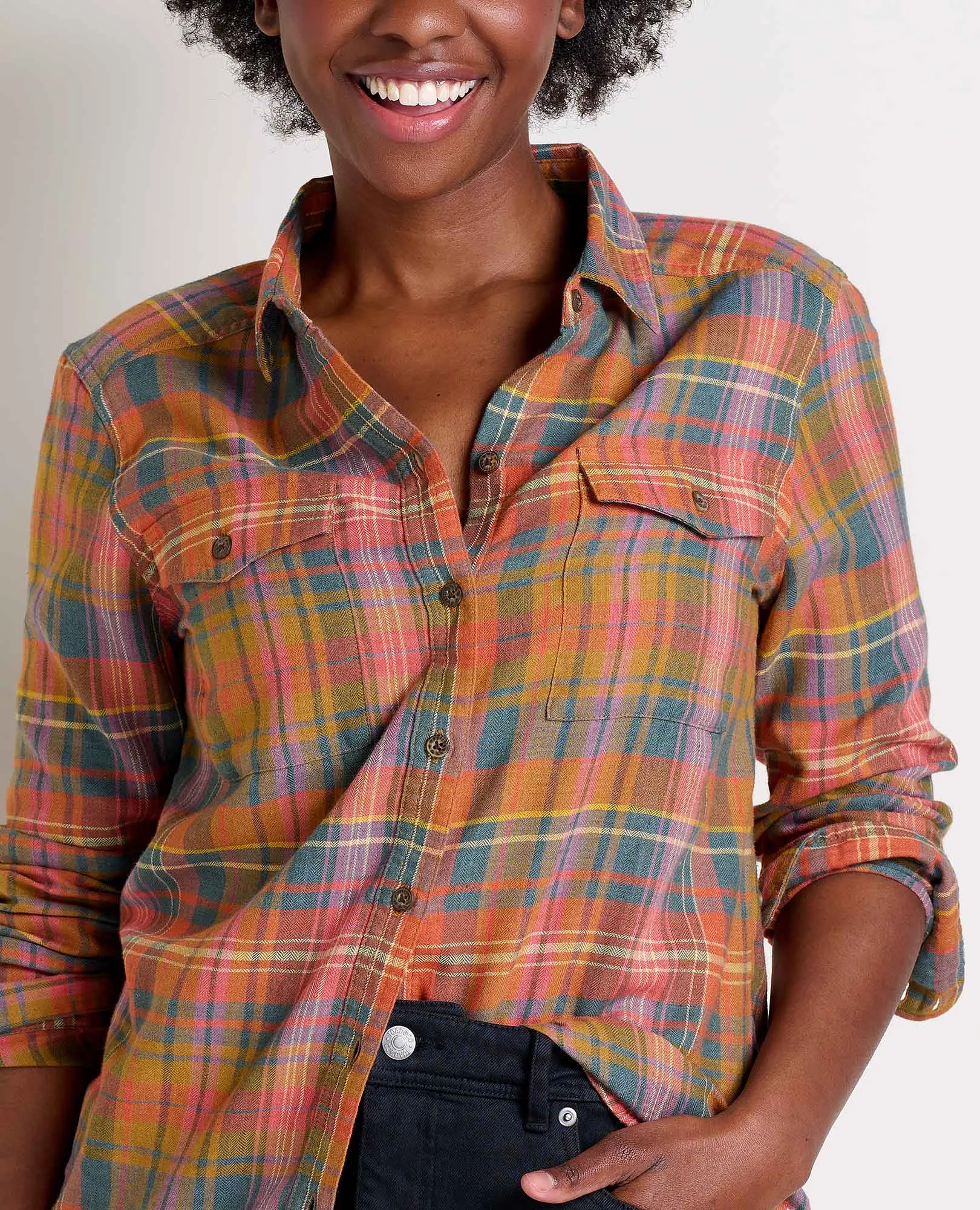 Re-Form Flannel Shirt sold by TOAD&CO product image thumbnail 3