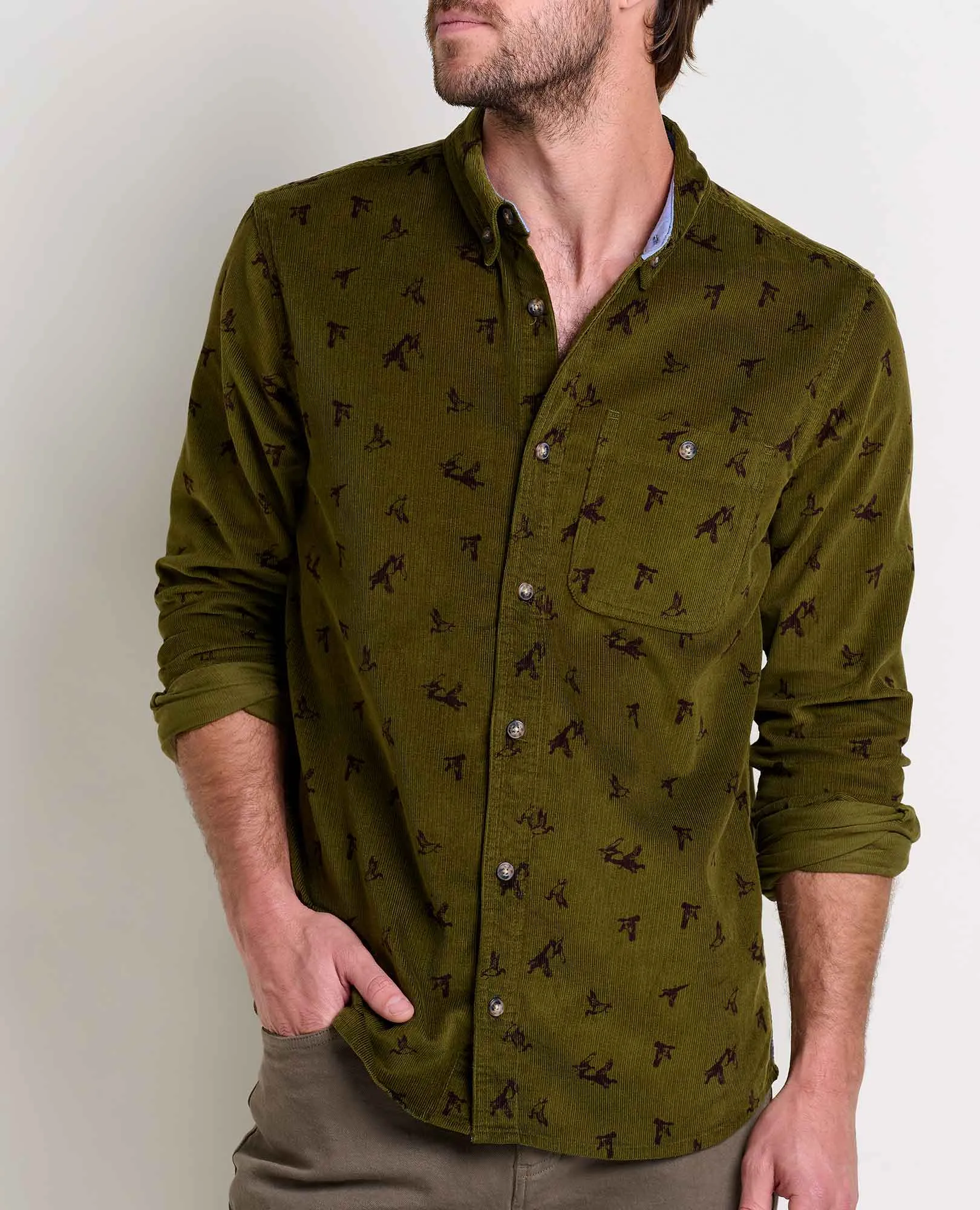 Men's Scouter Cord Long Sleeve Shirt sold by TOAD&CO product image thumbnail 3