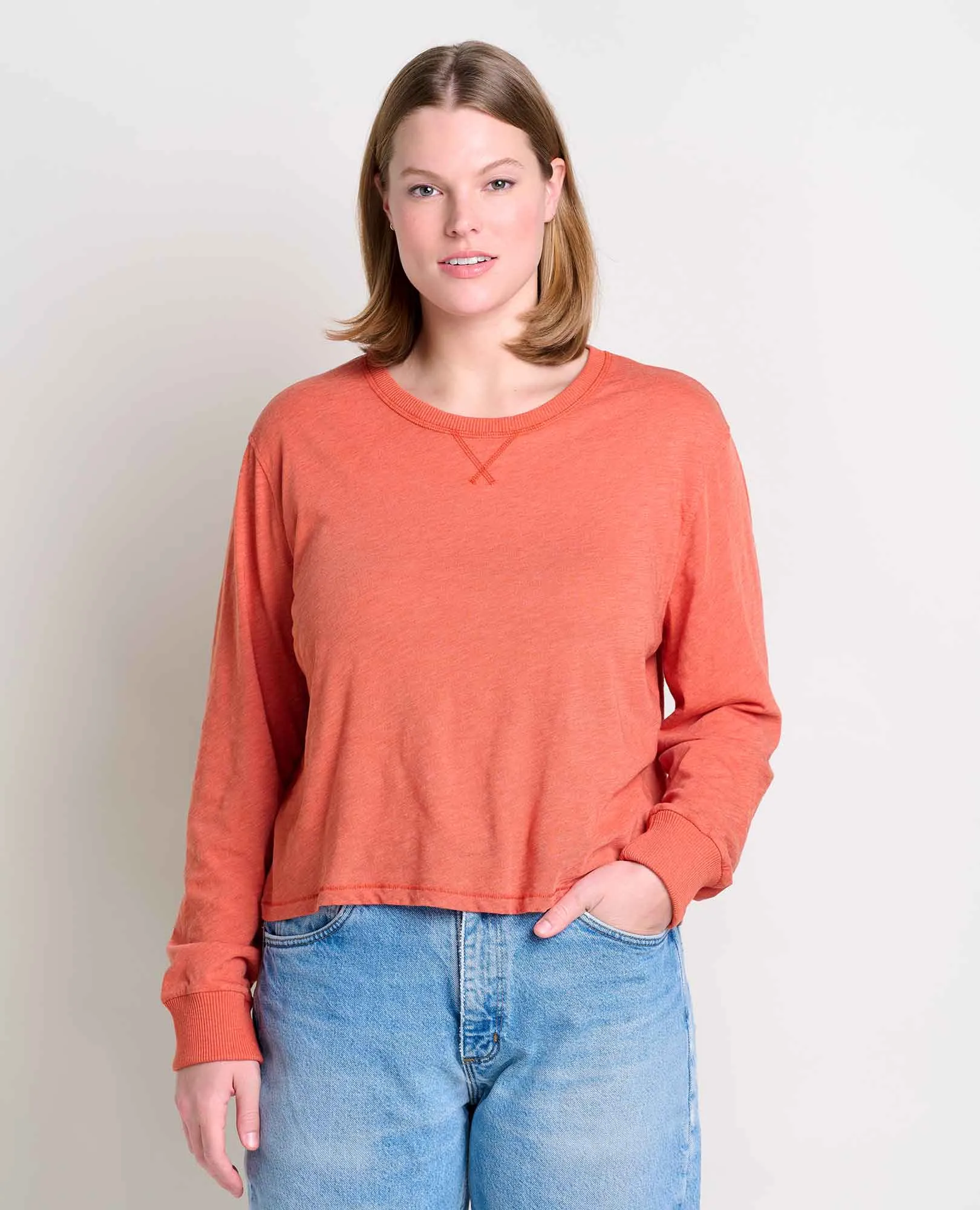 Women's Boundless Jersey Long Sleeve Tee sold by TOAD&CO product image thumbnail 3