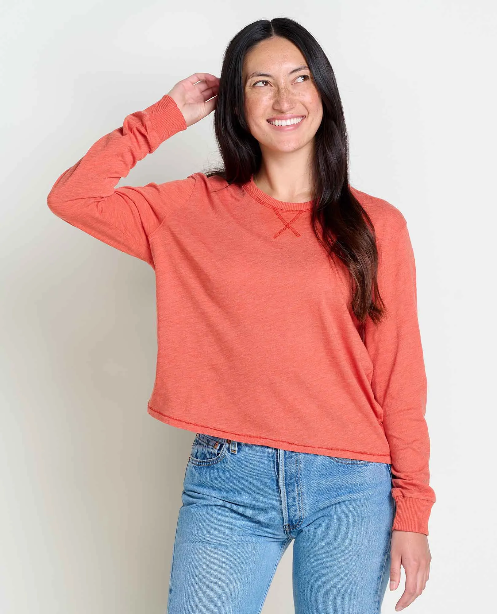 Women's Boundless Jersey Long Sleeve Tee sold by TOAD&CO