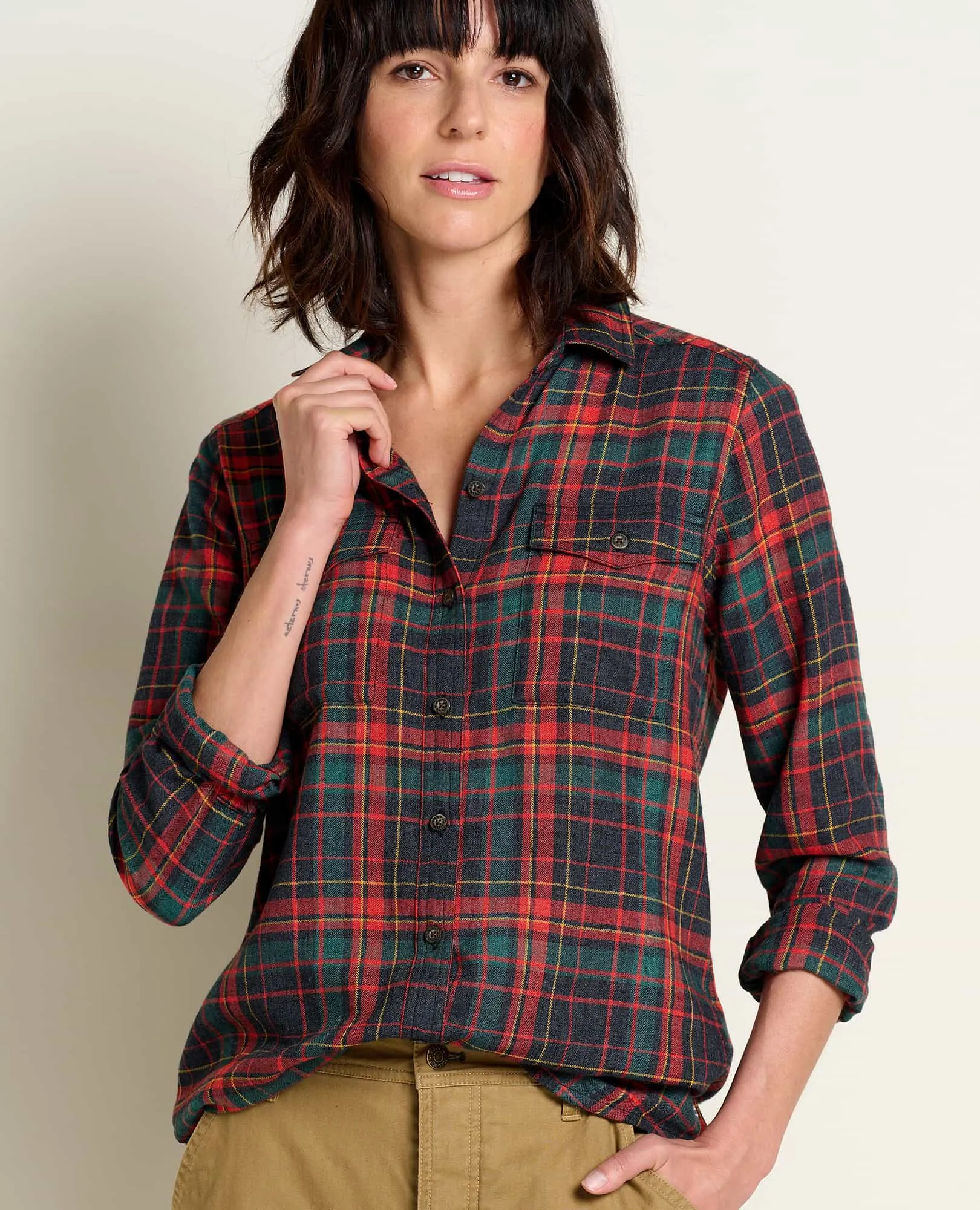 Re-Form Flannel Shirt sold by TOAD&CO product image thumbnail 3