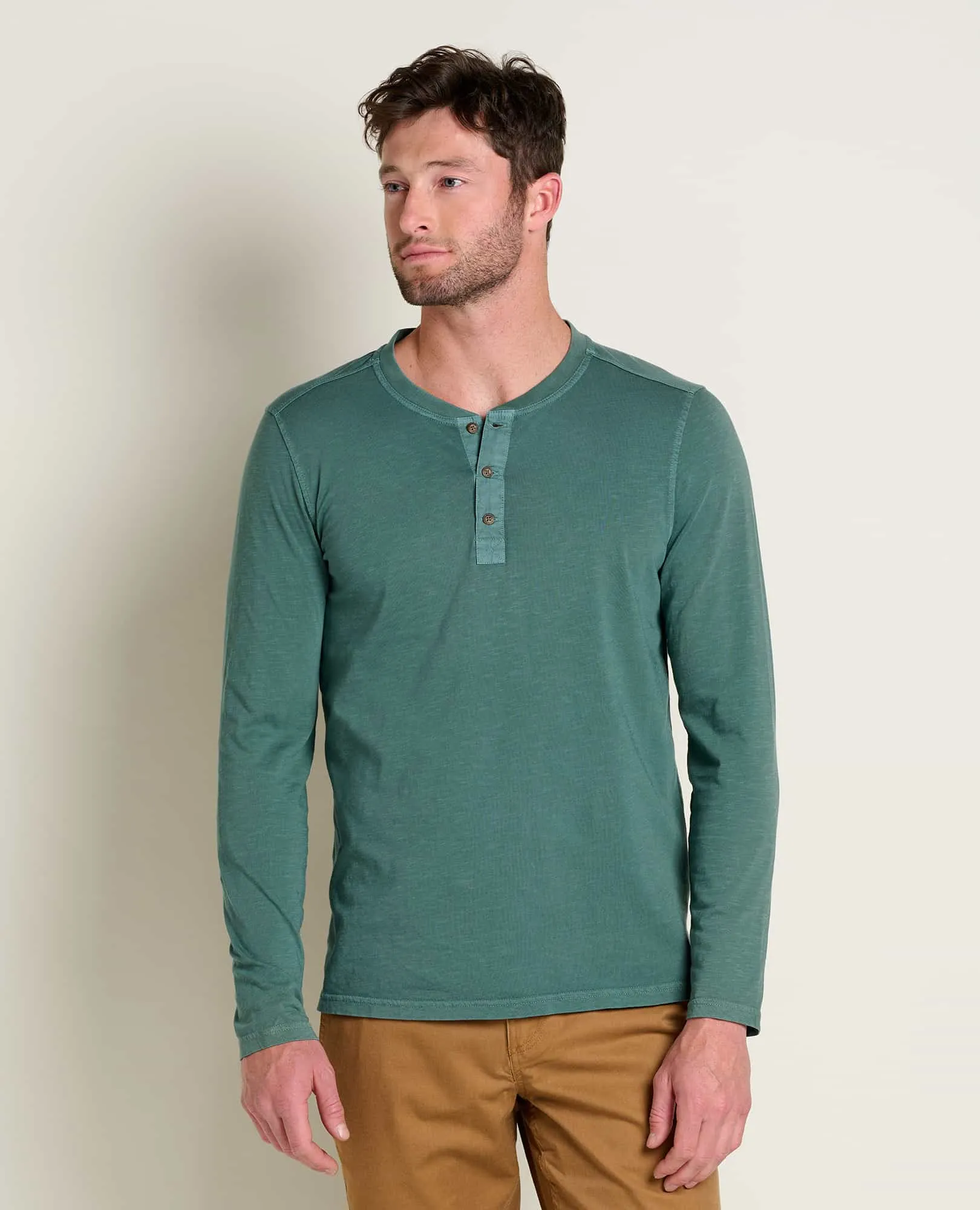 Men's Primo Long Sleeve Henley sold by TOAD&CO