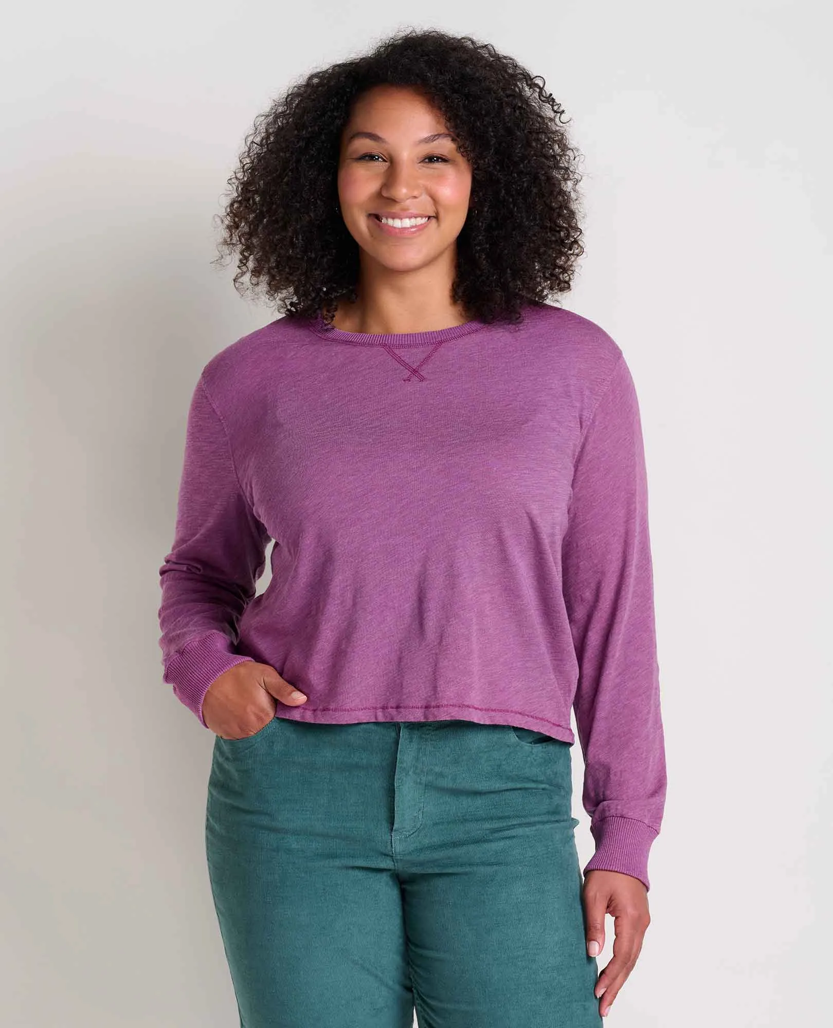 Women's Boundless Jersey Long Sleeve Tee sold by TOAD&CO