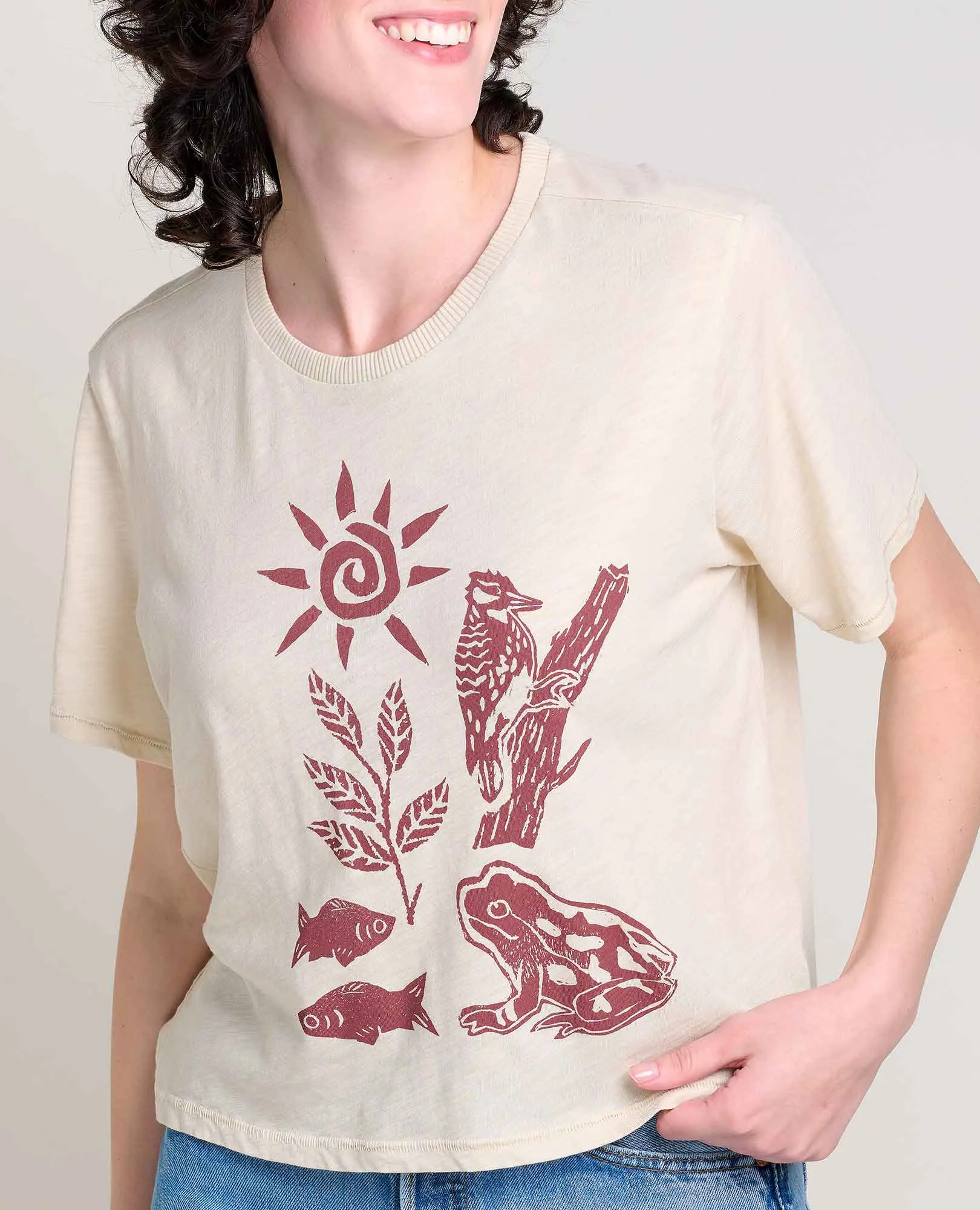 Women's Boundless Jersey Crew sold by TOAD&CO product image thumbnail 3