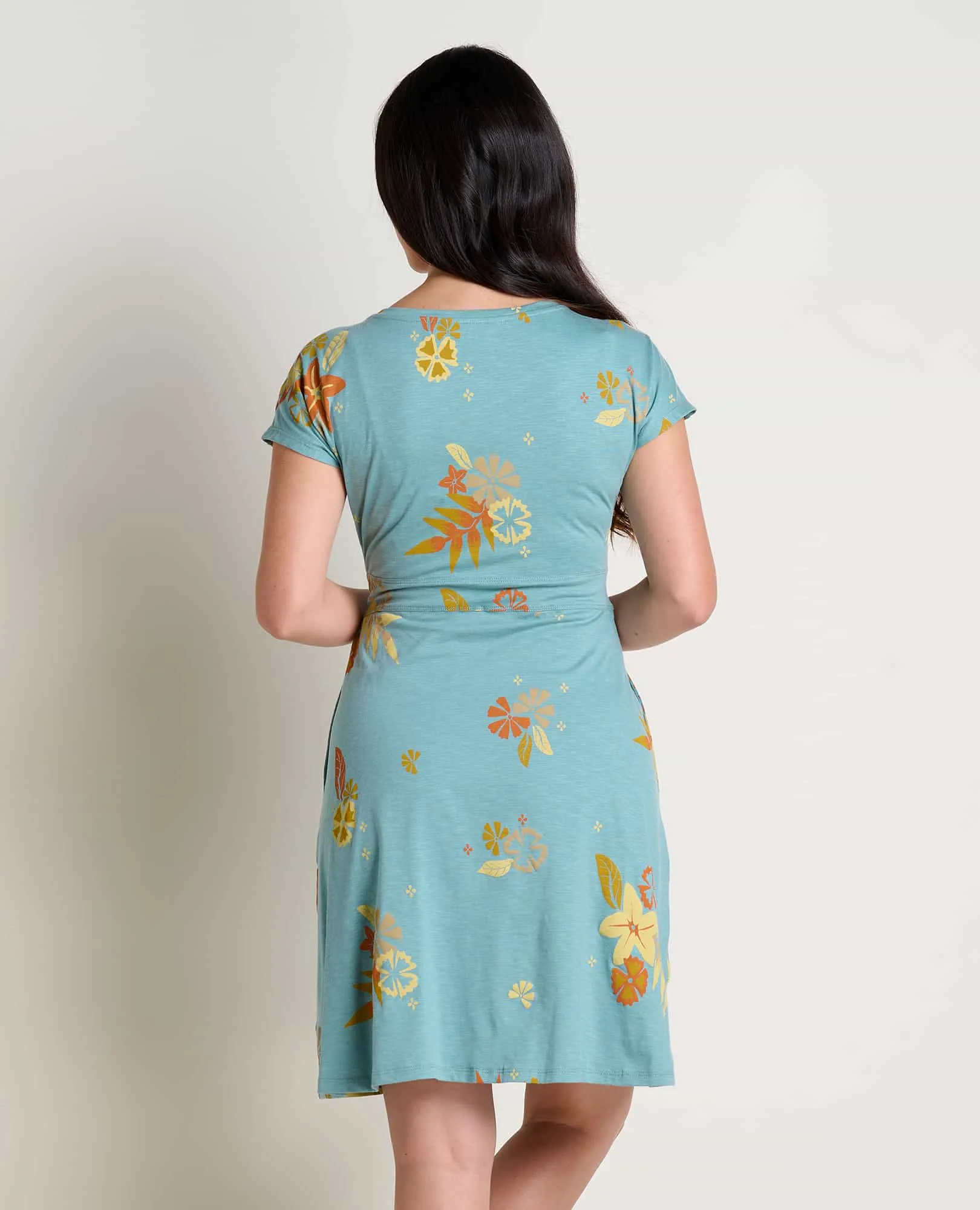 Cue Wrap Short Sleeve Dress sold by TOAD&CO product image thumbnail 2