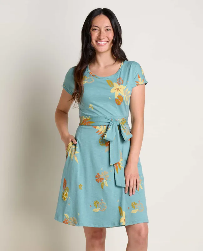 Cue Wrap Short Sleeve Dress sold by TOAD&CO