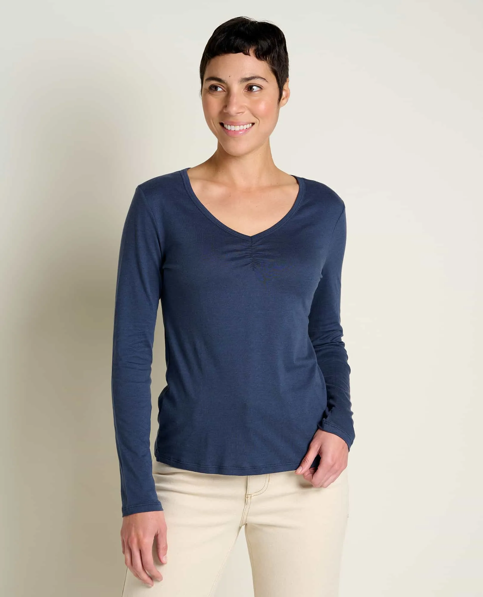 Rose Long Sleeve Tee sold by TOAD&CO product image thumbnail 3
