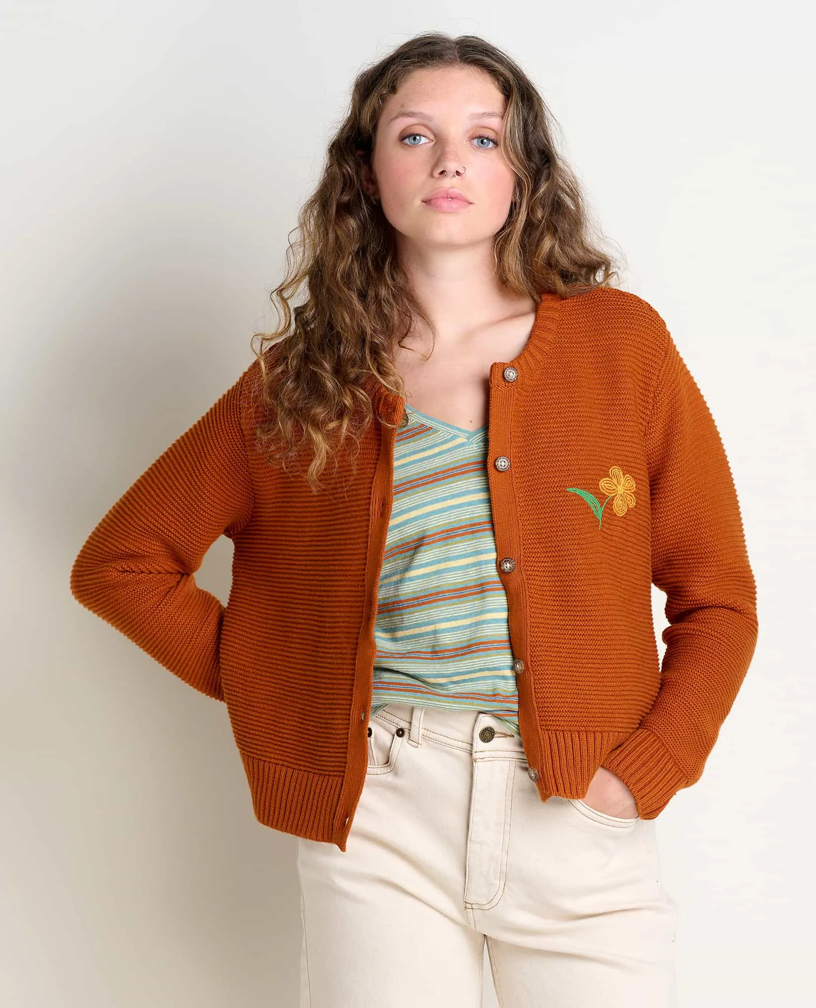 Bianca Crew Cardigan sold by TOAD&CO