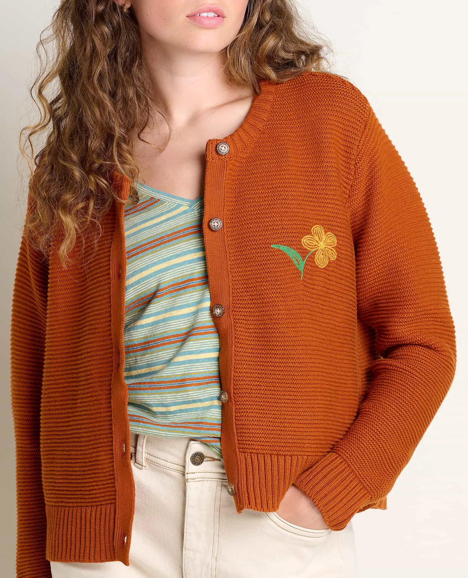 Bianca Crew Cardigan sold by TOAD&CO product image thumbnail 3