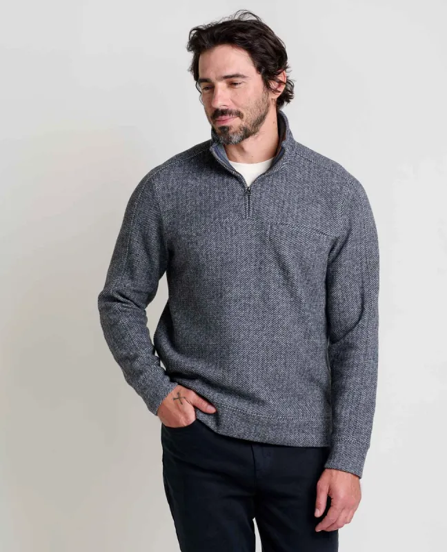 Kennicott Quarter Zip Sweater made by TOAD&CO