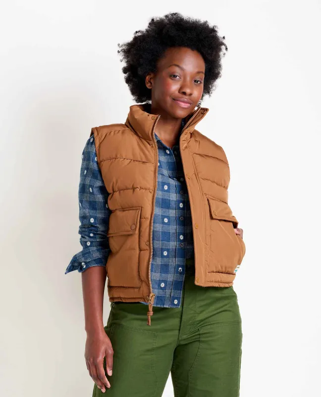 Women's Spruce Wood Vest sold by TOAD&CO