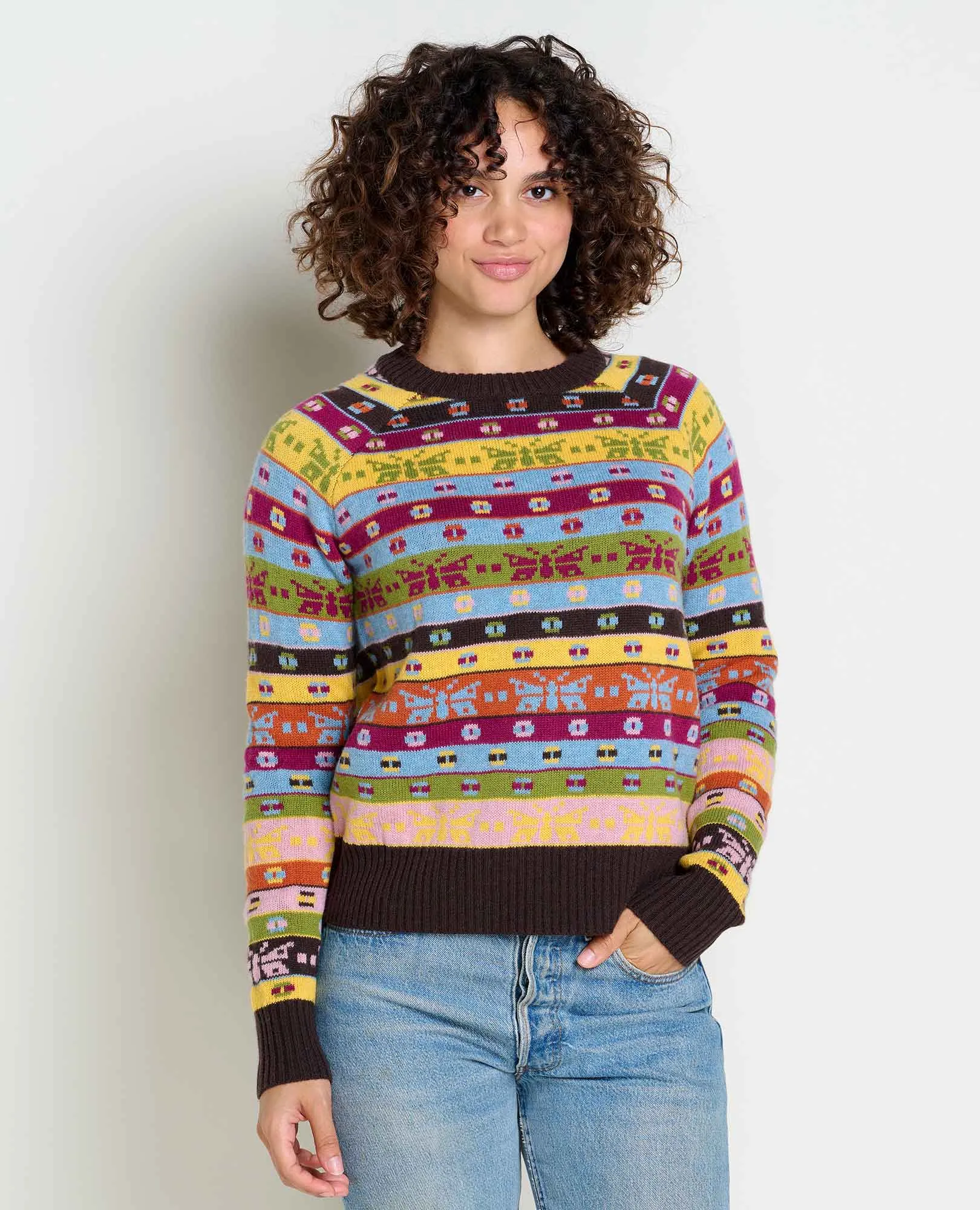 Women's Cazadero Crew Sweater sold by TOAD&CO