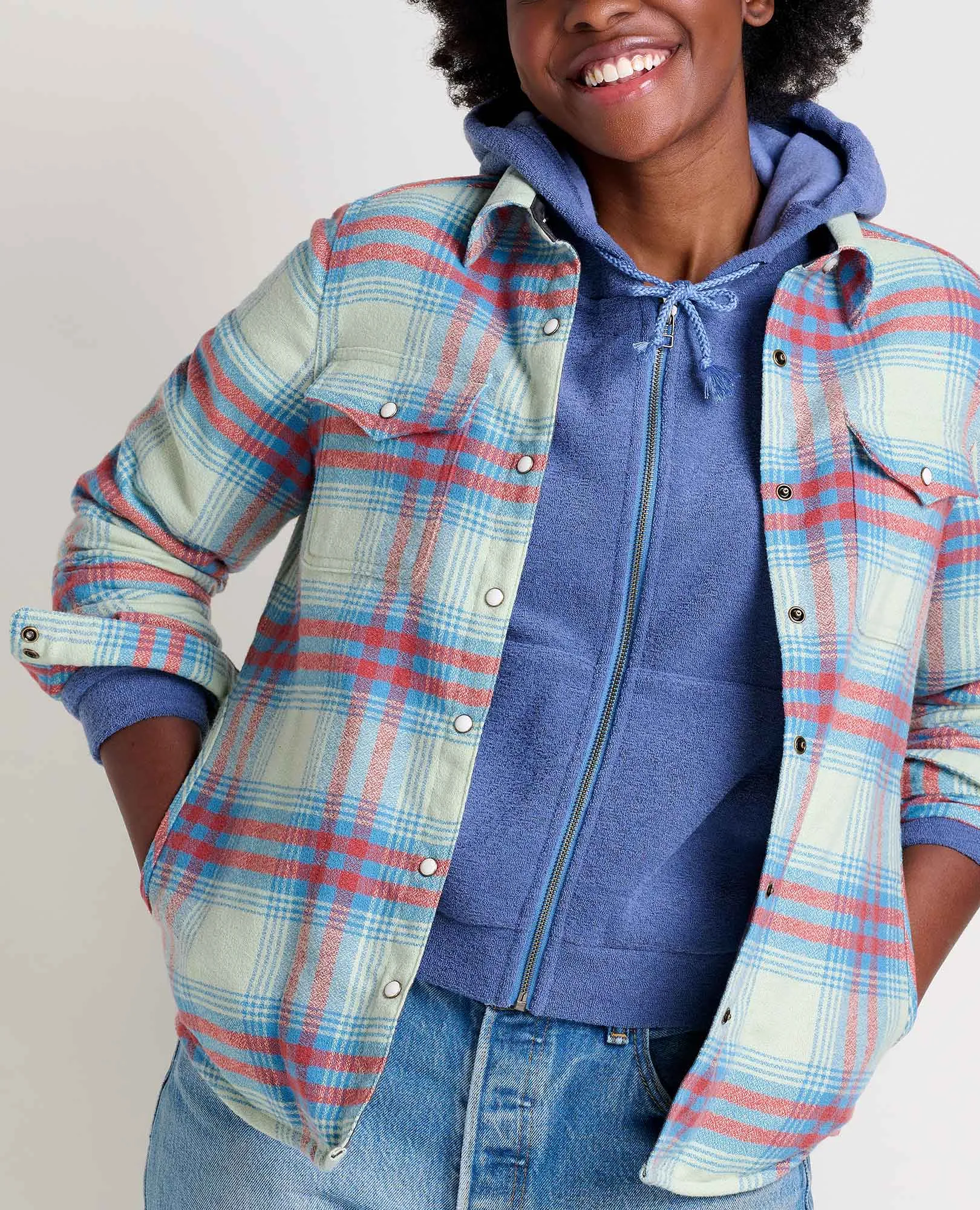 Folk Yeah Shirt Jacket sold by TOAD&CO product image thumbnail 3