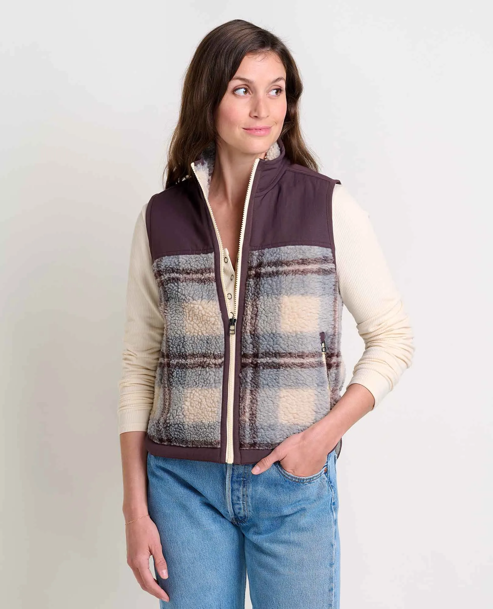 Women's Sespe Sherpa Vest sold by TOAD&CO