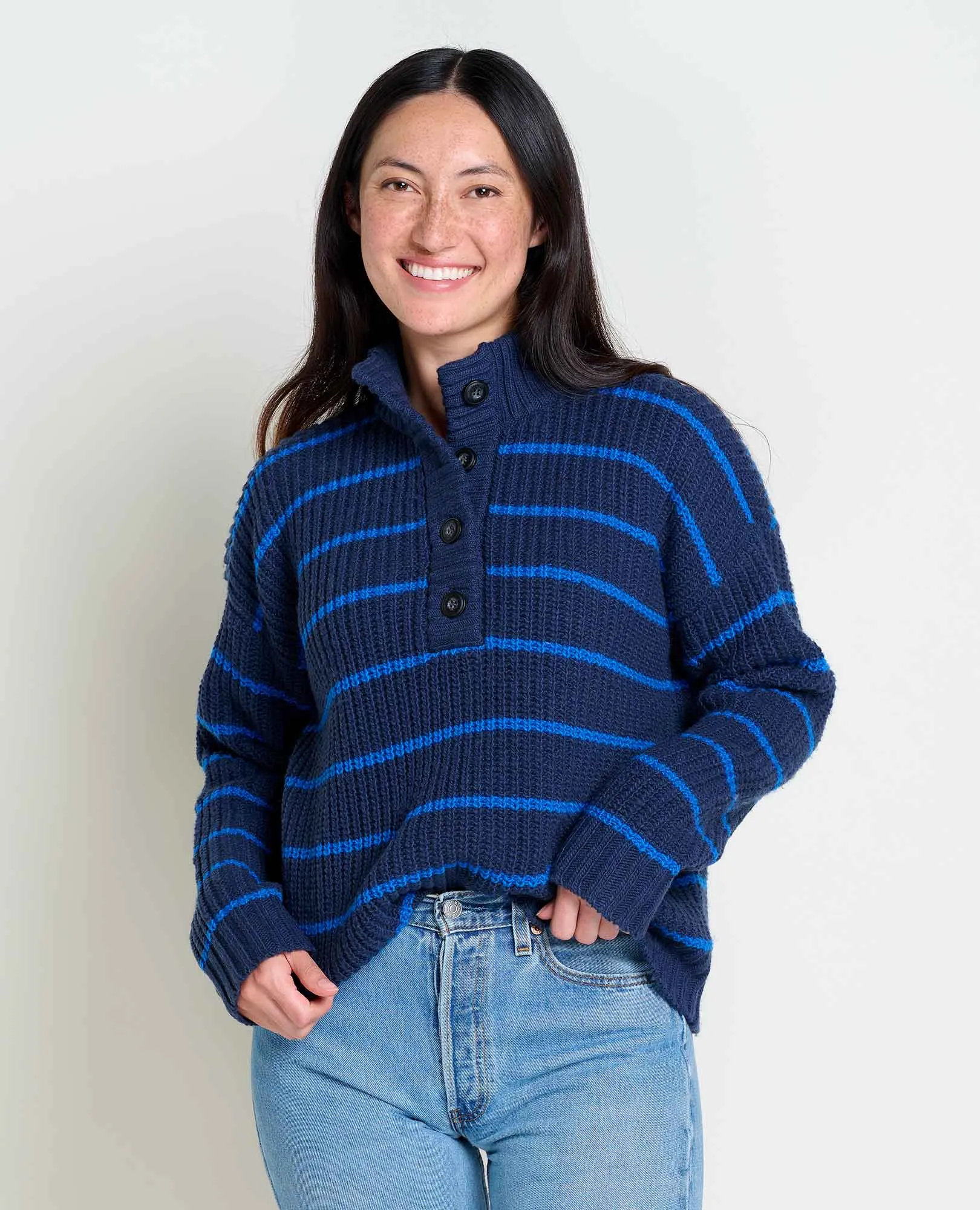 Moss Point Henley Sweater sold by TOAD&CO