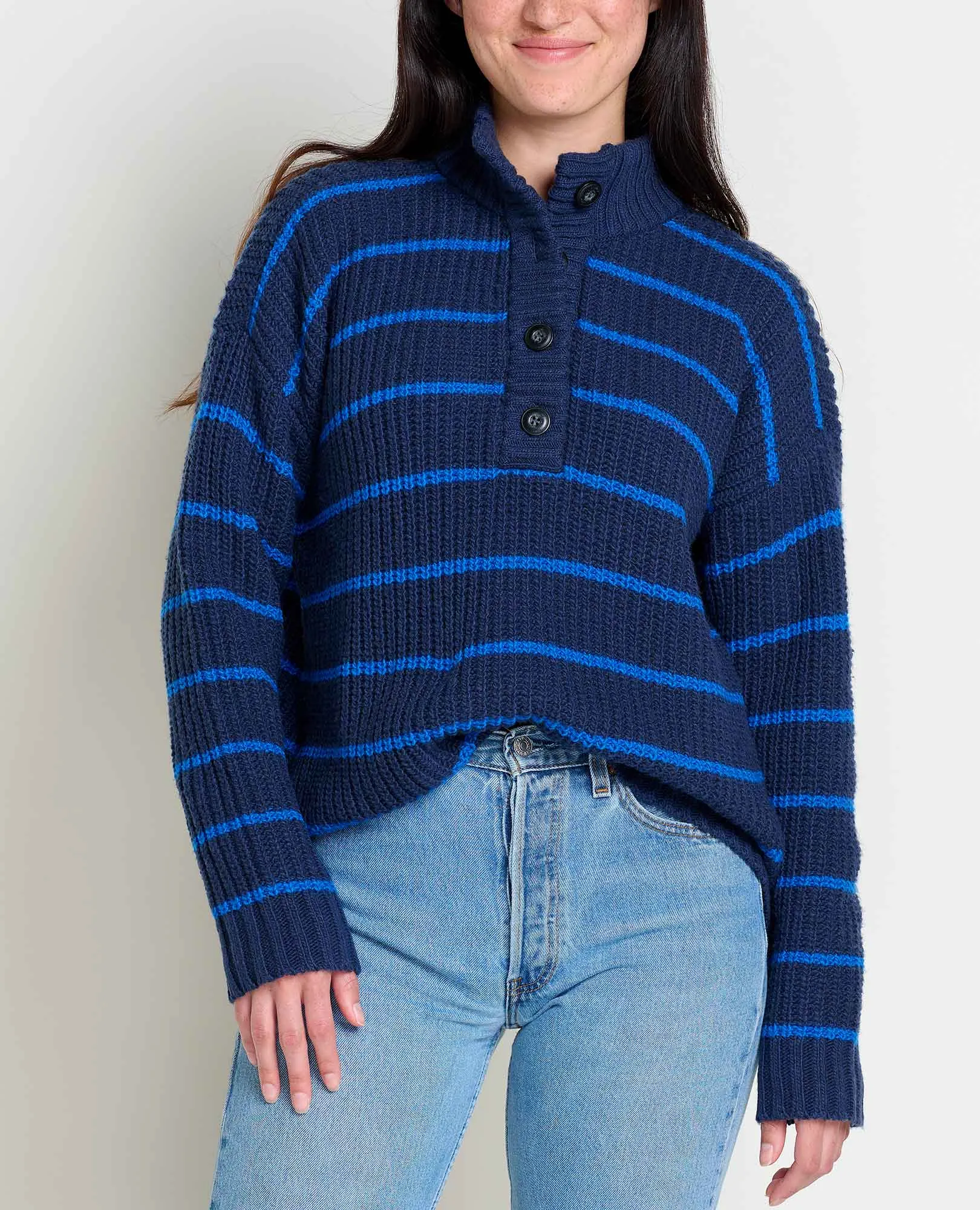 Moss Point Henley Sweater sold by TOAD&CO product image thumbnail 3