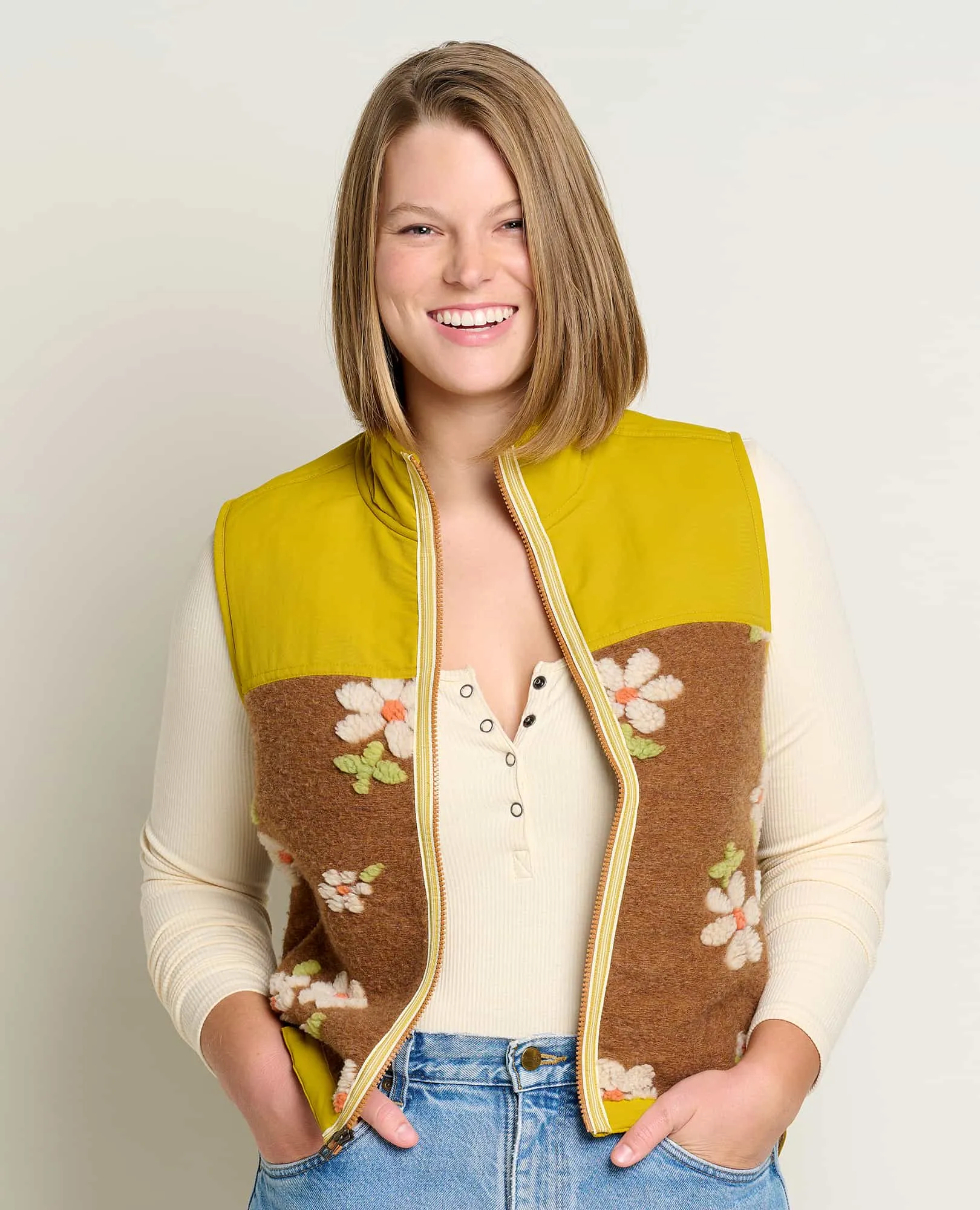 Women's Sespe Sherpa Vest sold by TOAD&CO