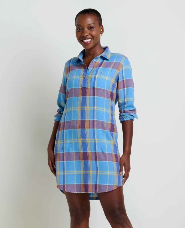 Re-Form Flannel Shirtdress sold by TOAD&CO