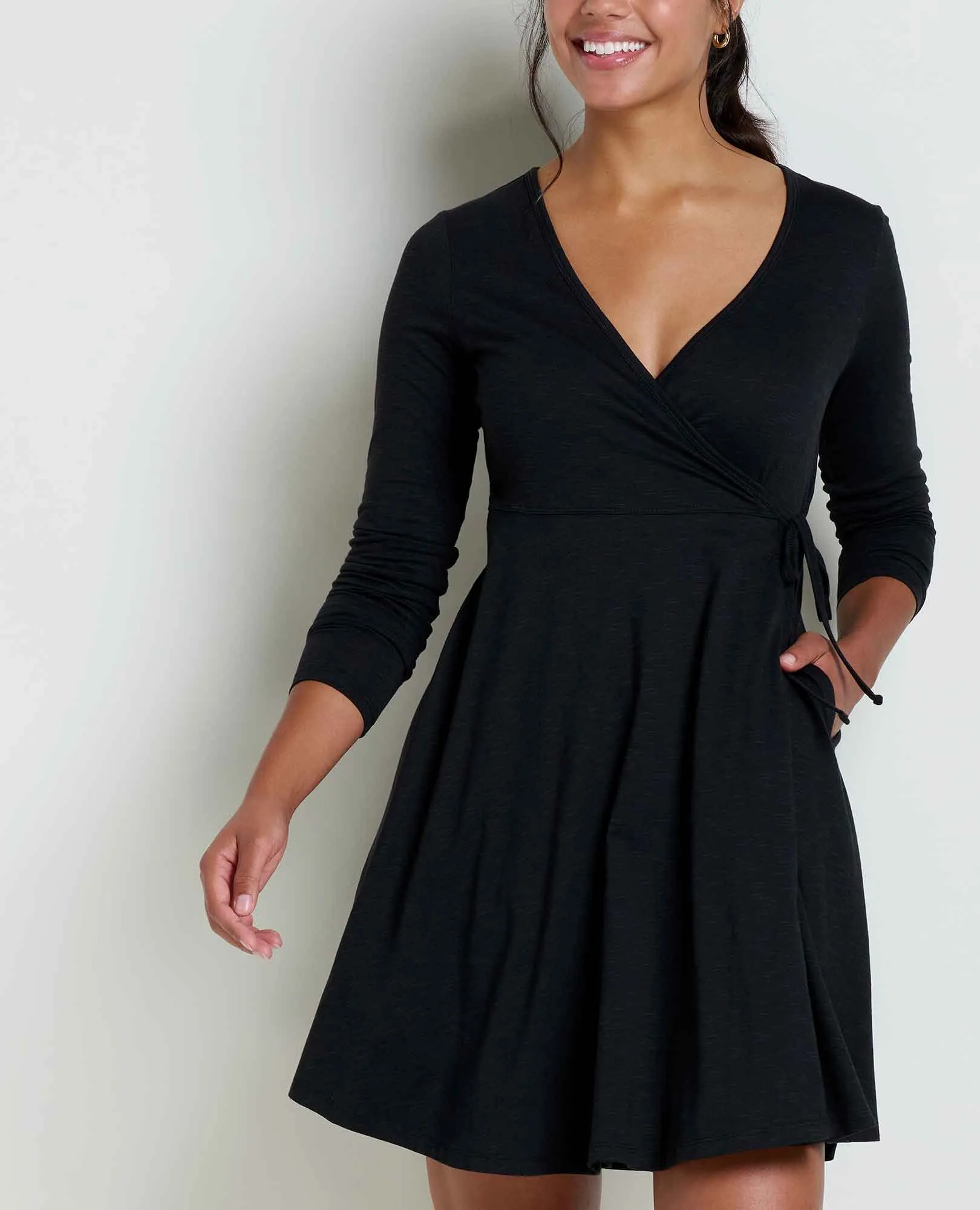 Freesia Long Sleeve Wrap Dress sold by TOAD&CO product image thumbnail 5