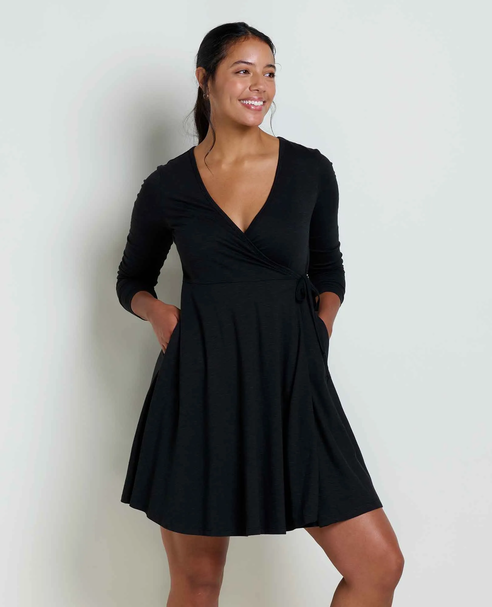 Freesia Long Sleeve Wrap Dress sold by TOAD&CO