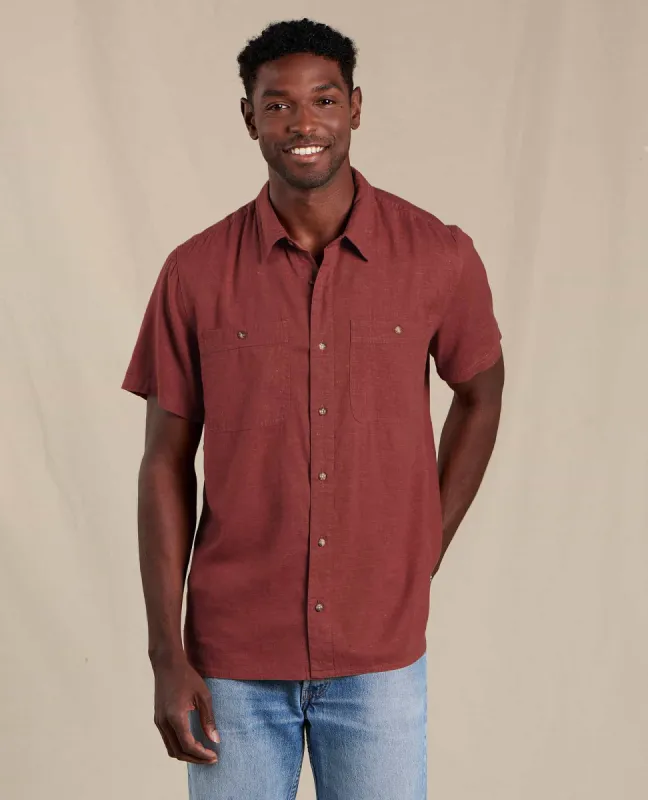 Taj Hemp Short Sleeve Shirt sold by TOAD&CO