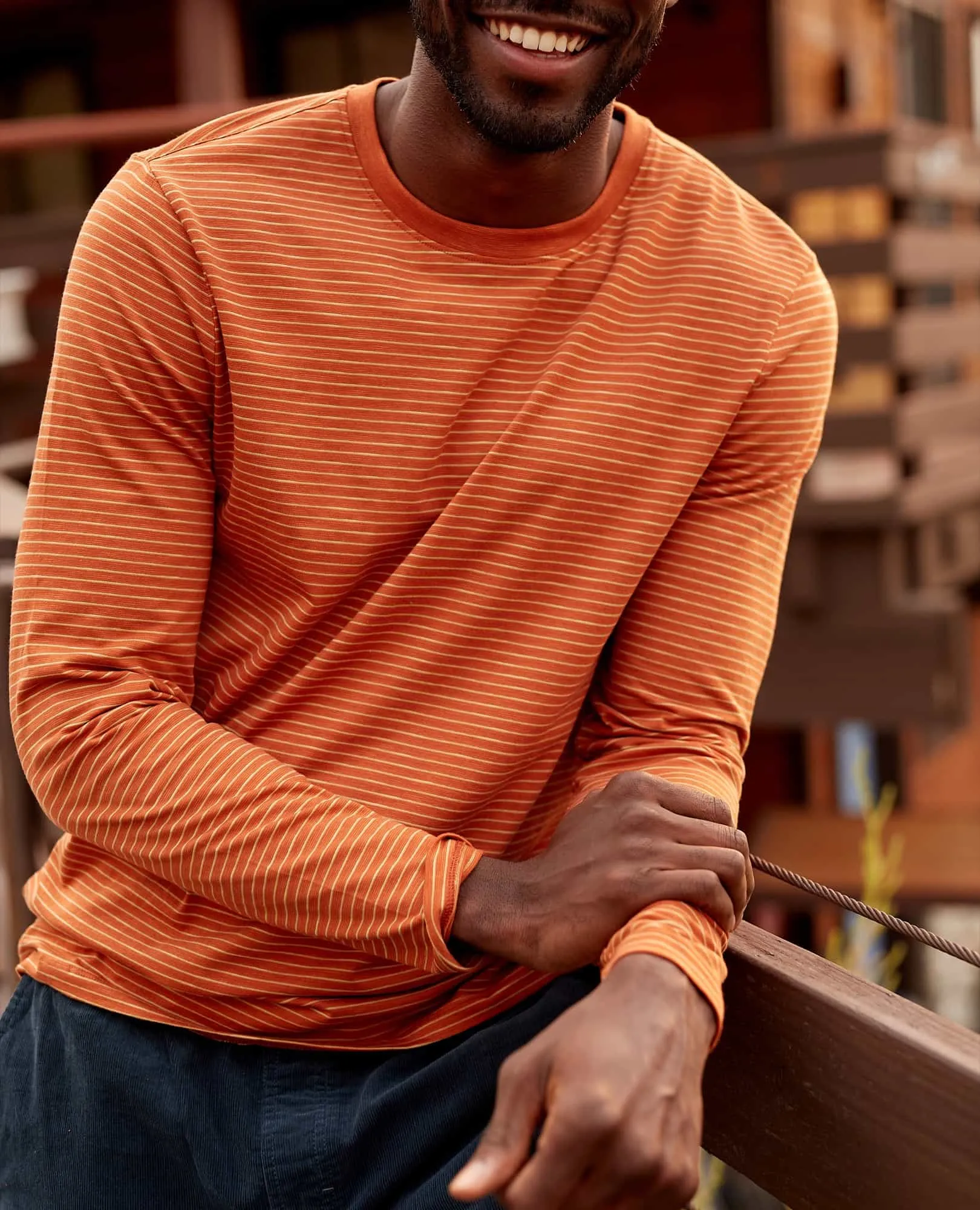 Tempo Long Sleeve Crew sold by TOAD&CO product image thumbnail 4